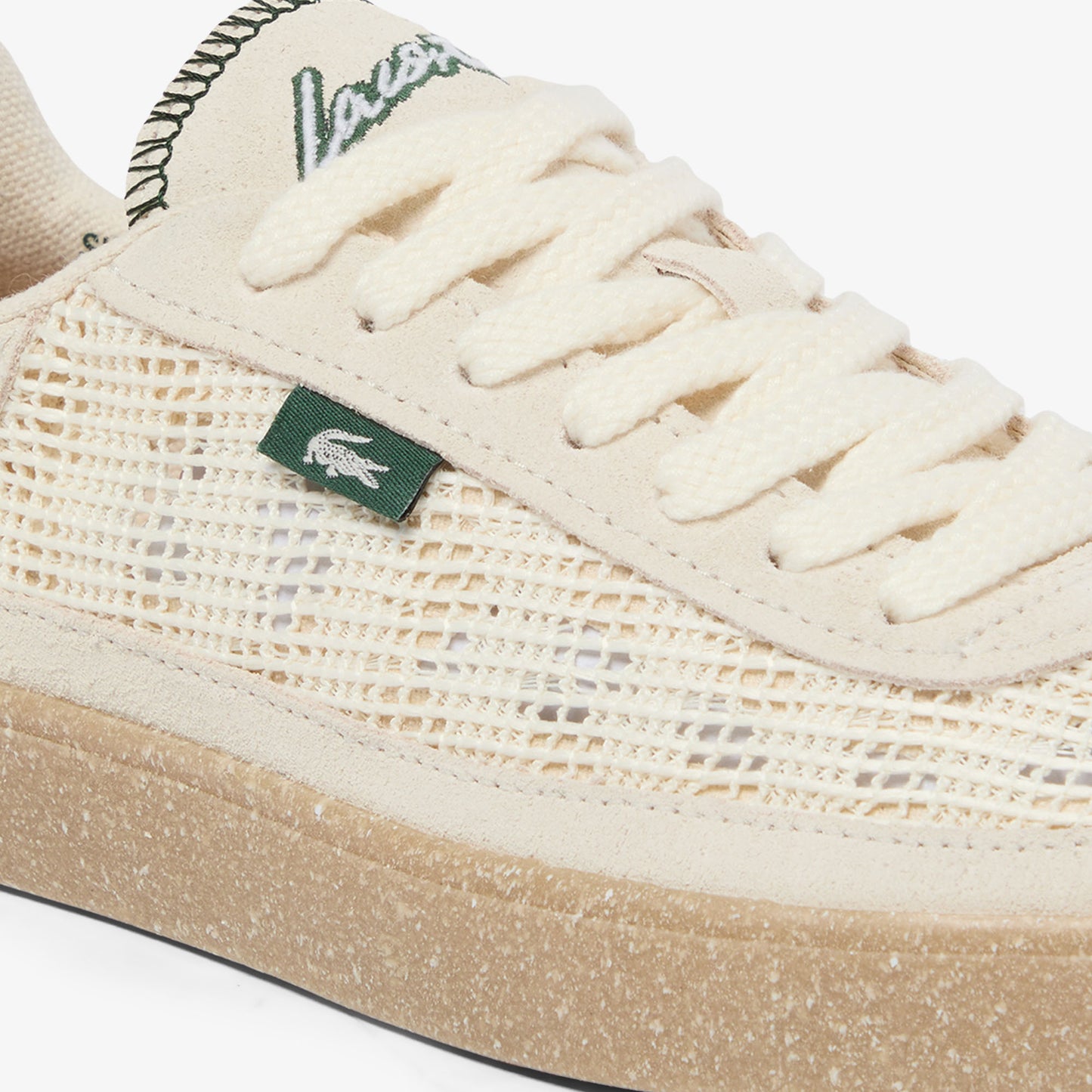 Lacoste Baseshot Lite Kadın Krem Spor Ayakkabı