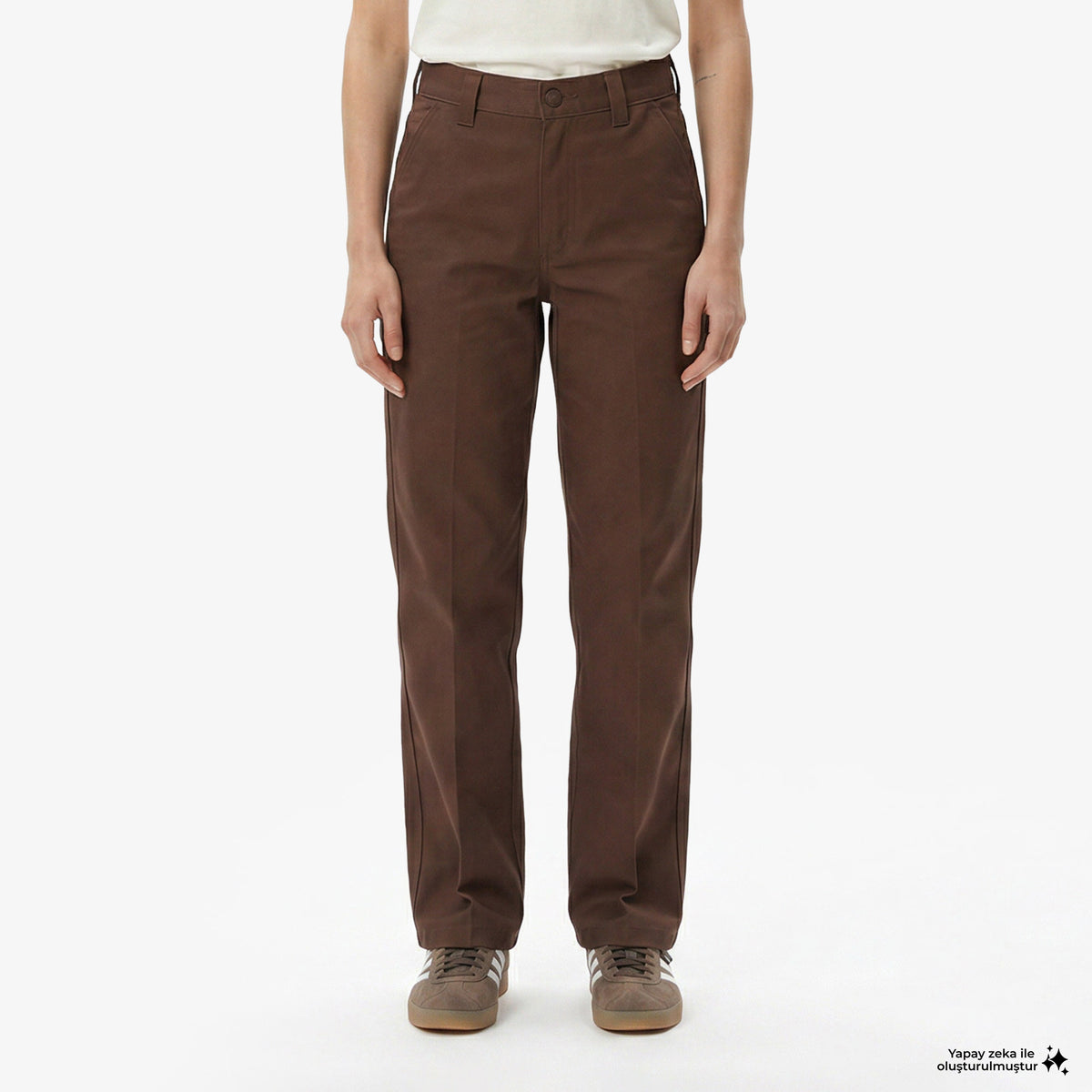 Dickies Union Loose Straight Kadın Kahverengi Pantolon