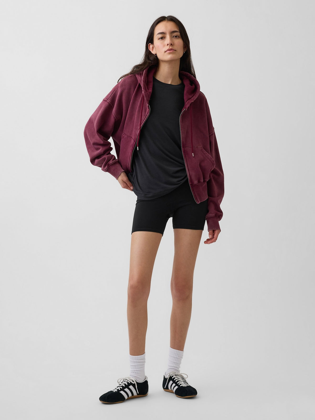 Siyah Gapfit Breathe Relaxed T-shirt