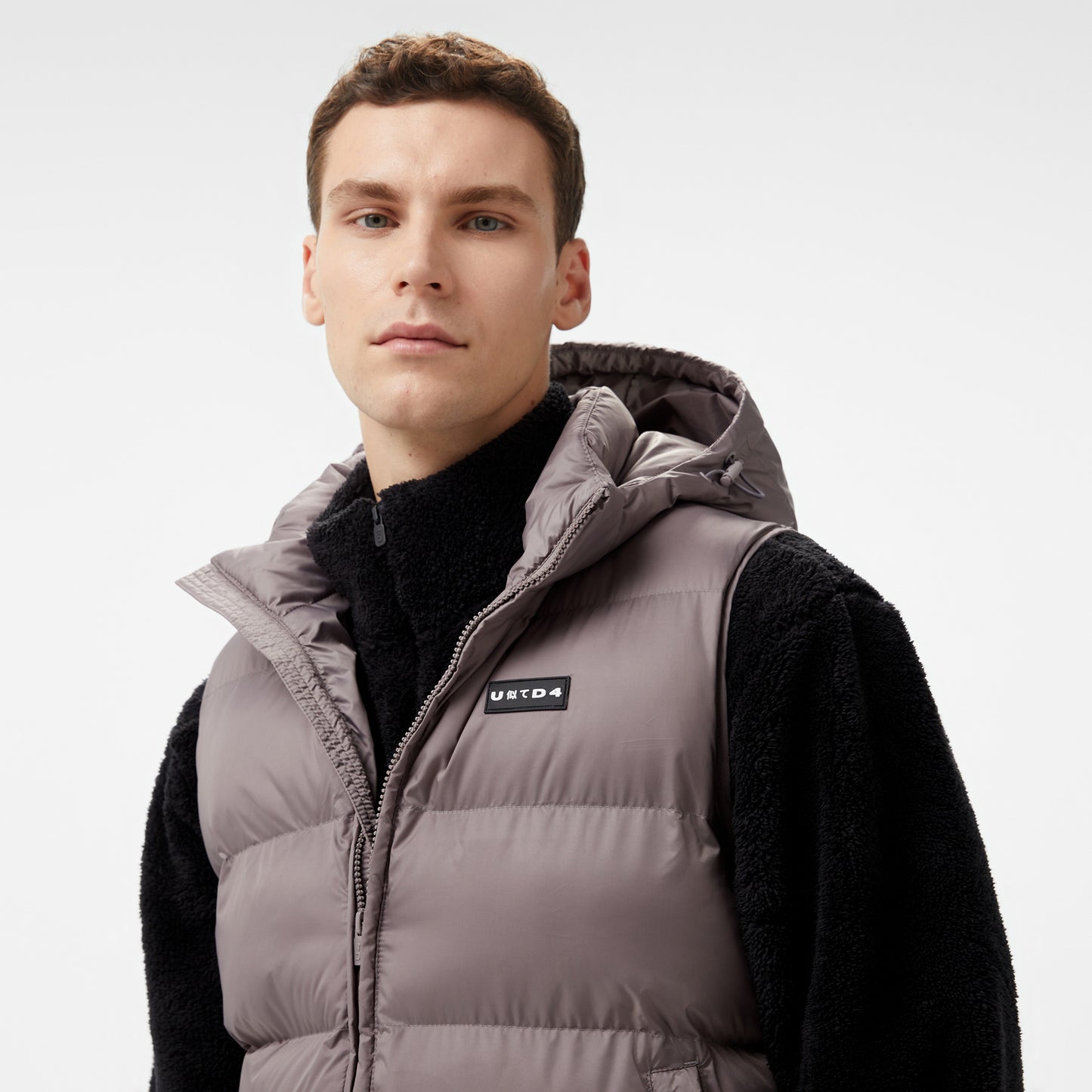 United4 Vest Coat Erkek Gri Yelek