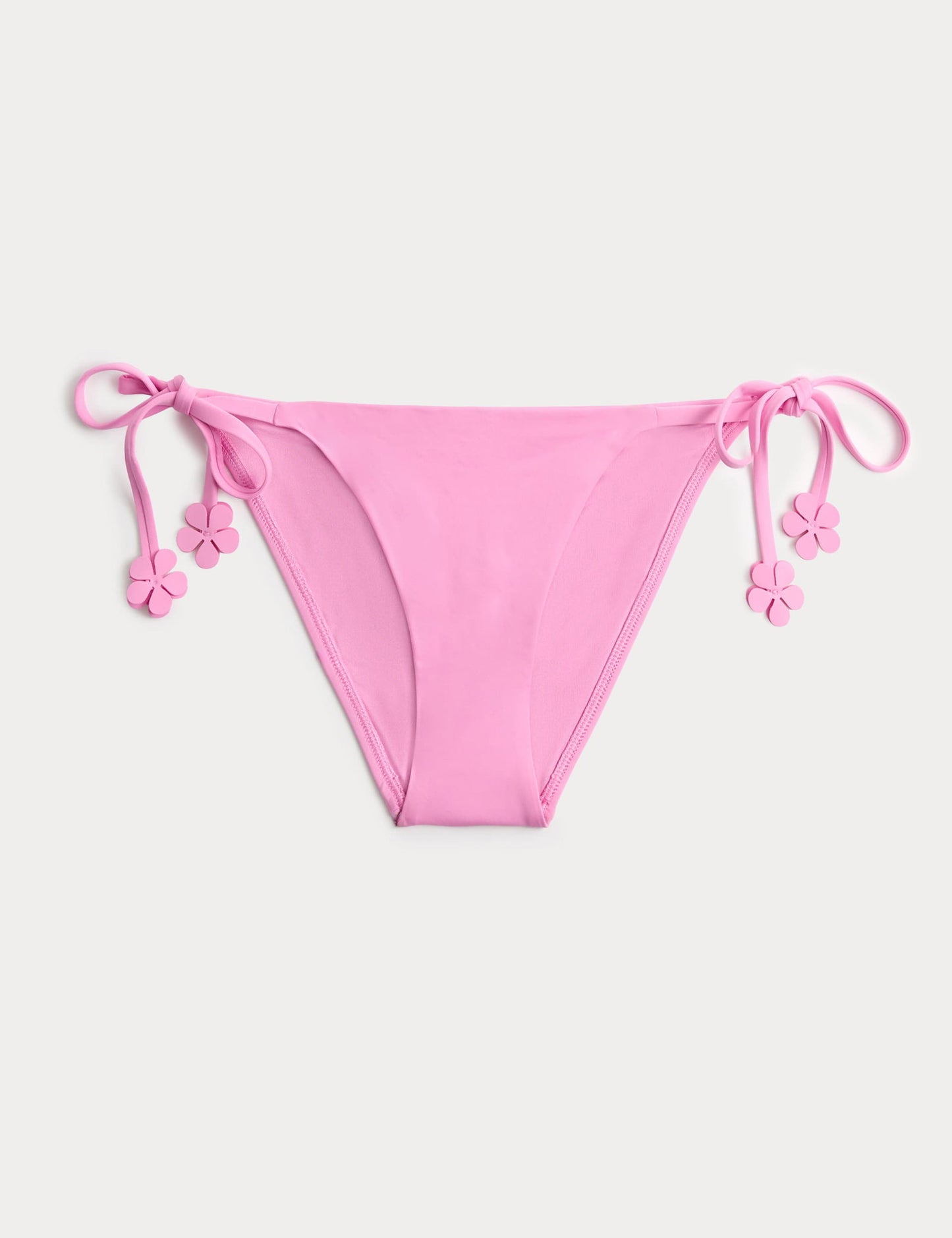 Çiçek Detaylı Bağlamalı Bikini Altı