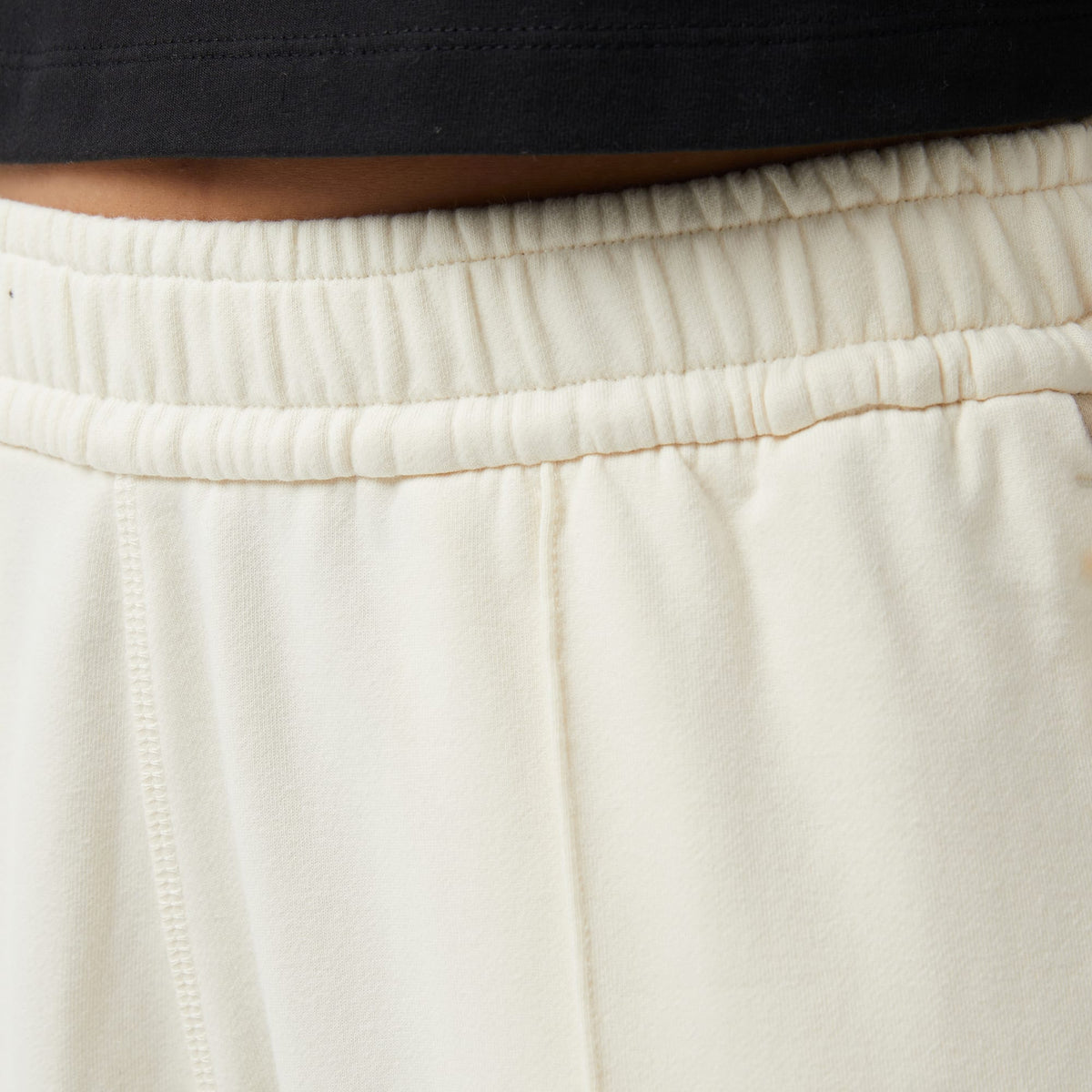 Calvin Klein Stretch Terry Track Kadın Beyaz Eşofman Altı