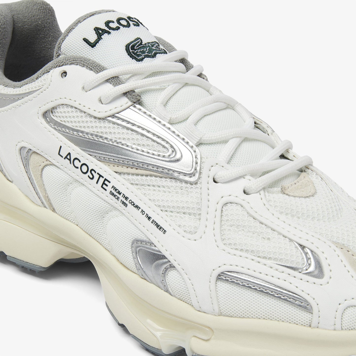 Lacoste L003 2k24 Erkek Beyaz/gri Sneaker