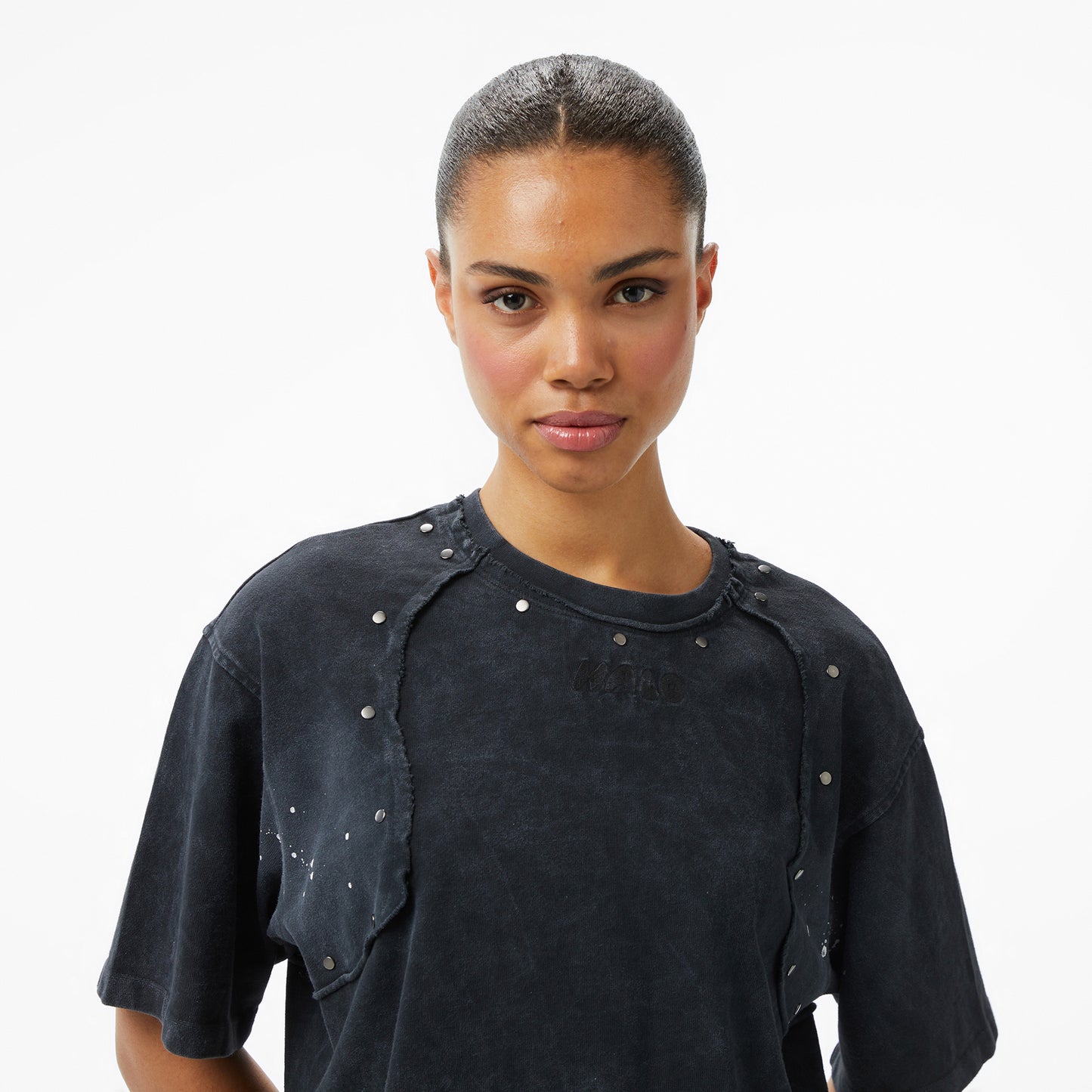 Les Benjamins Essentials 301 Kadın Siyah T-shirt
