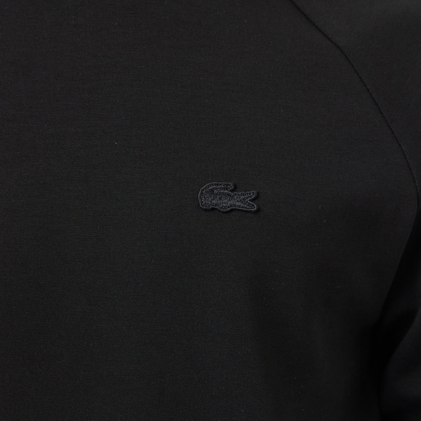 Lacoste Erkek Classic Fit Bisiklet Yaka Siyah Sweatshirt