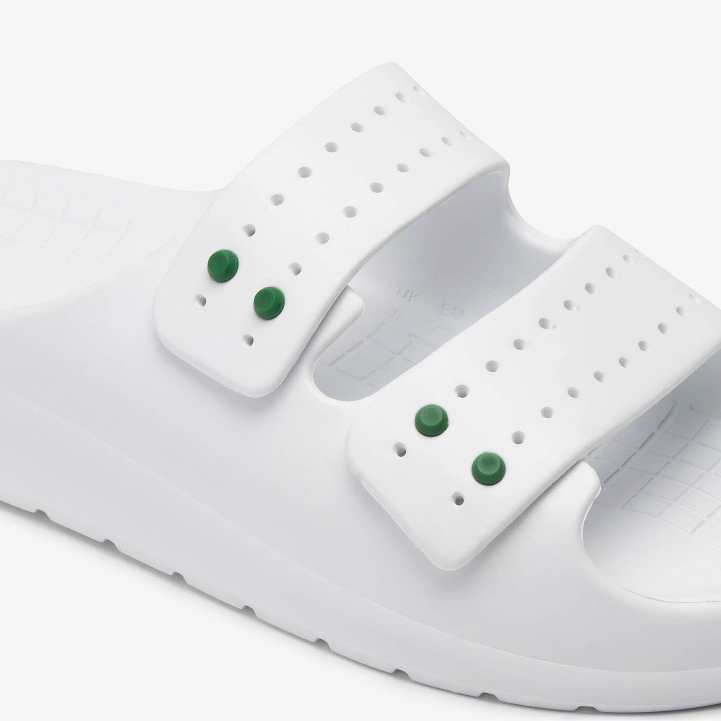 Lacoste Serve Strap Kadın Beyaz Terlik