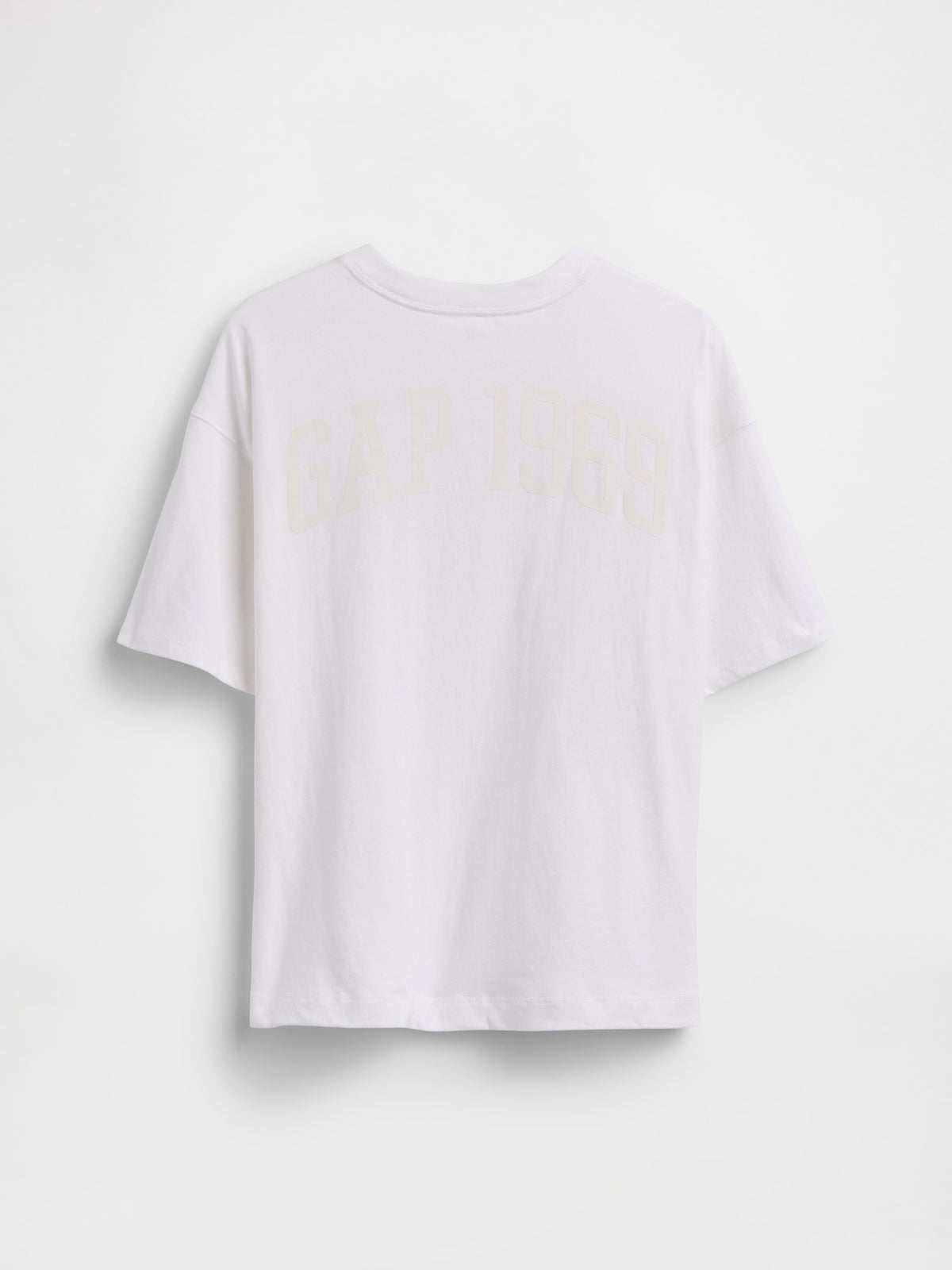Beyaz Oversized Gap 1969 Logo T-shirt