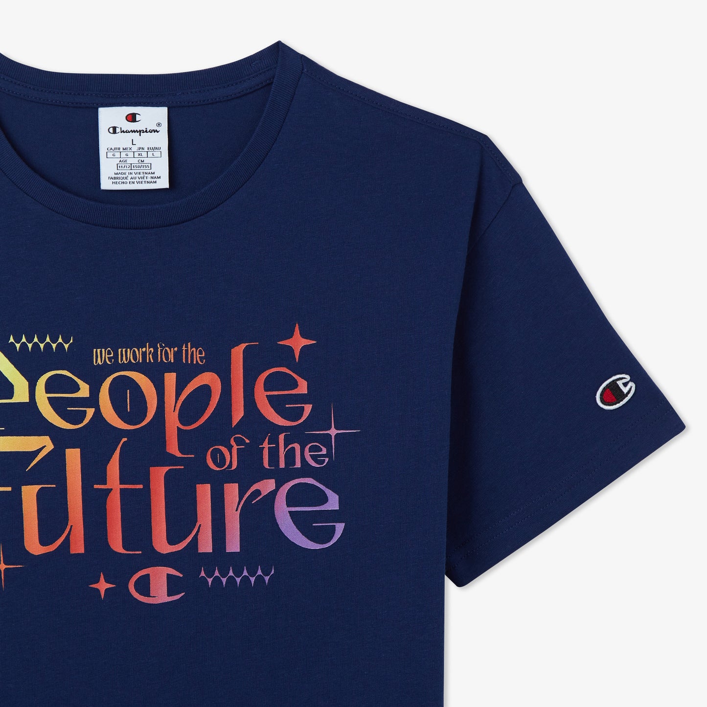 Champion Çocuk Lacivert T-shirt