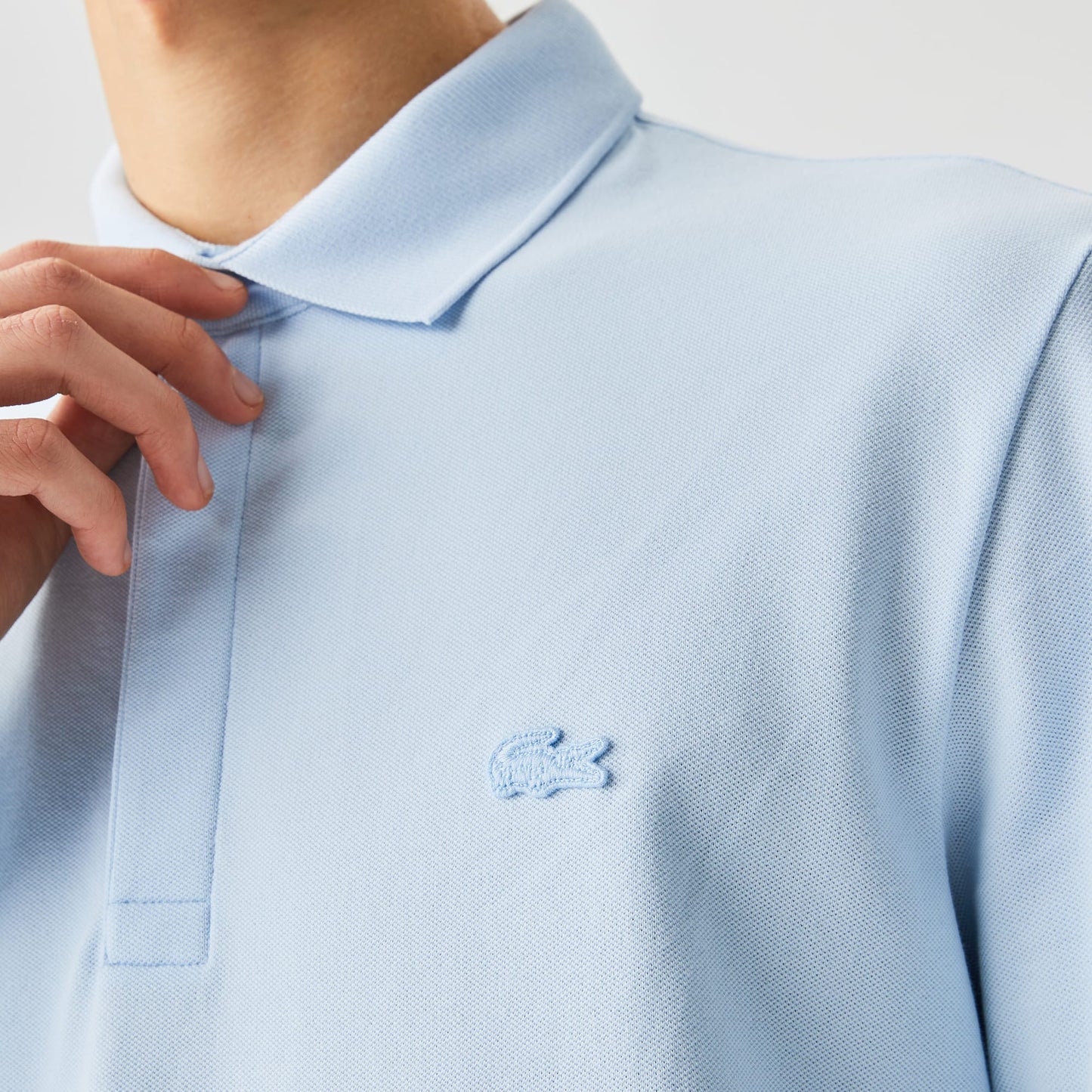 Lacoste Erkek Regular Fit Uzun Kollu Mavi Paris Polo