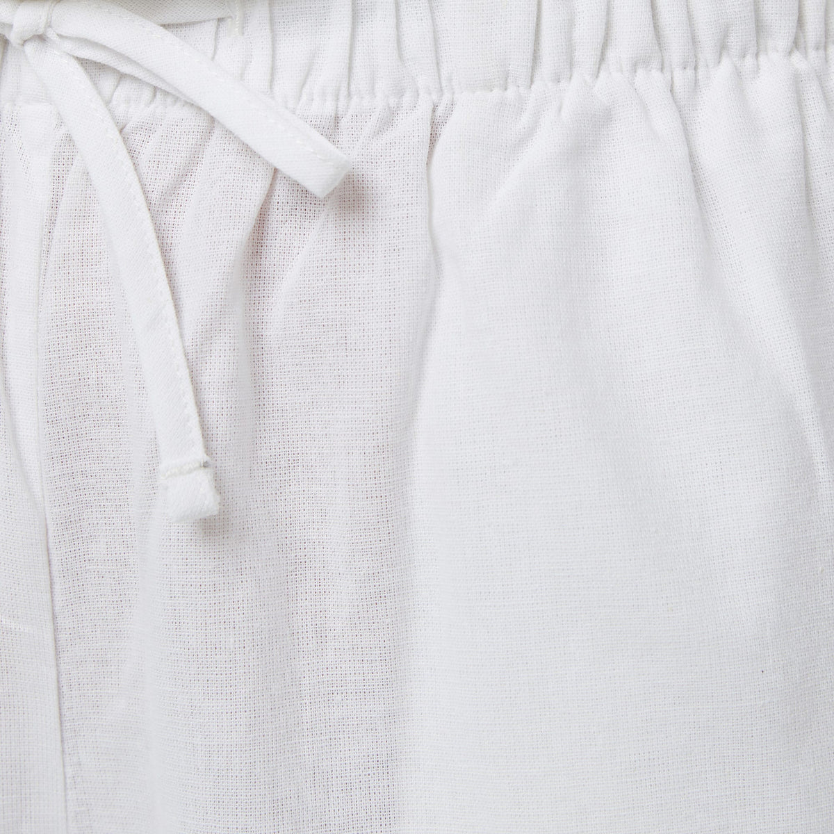 Tommy Hilfiger Cover Up Kadın Beyaz Keten Pantolon