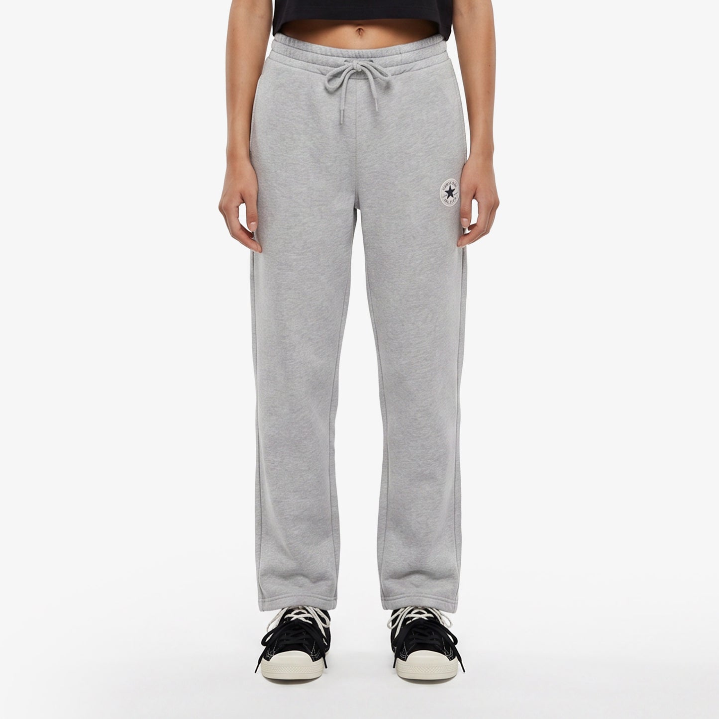 Converse Regular Fit Kadın Gri Eşofman Altı
