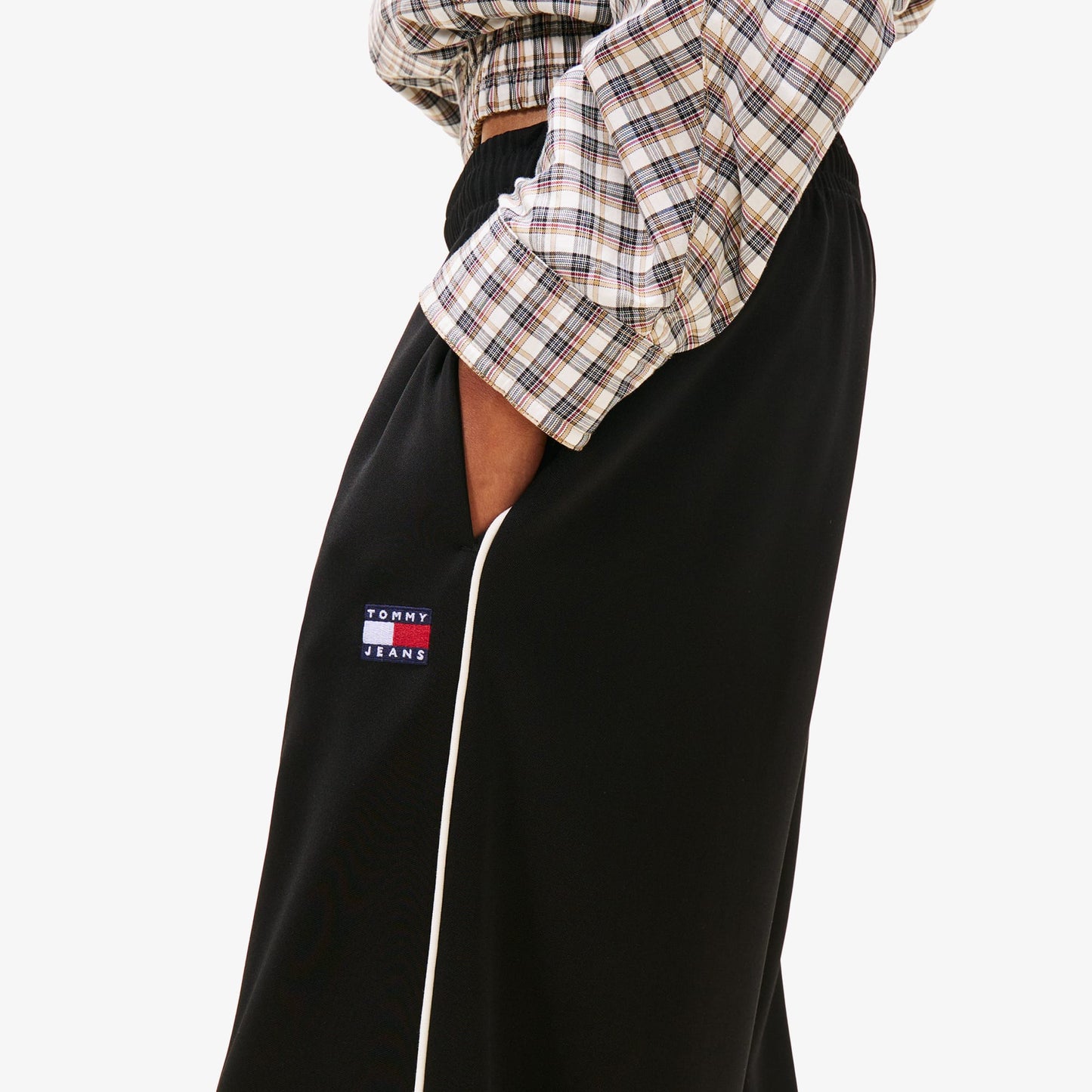 Tommy Hilfiger Archive Track Pant Kadın Siyah Eşofman Altı