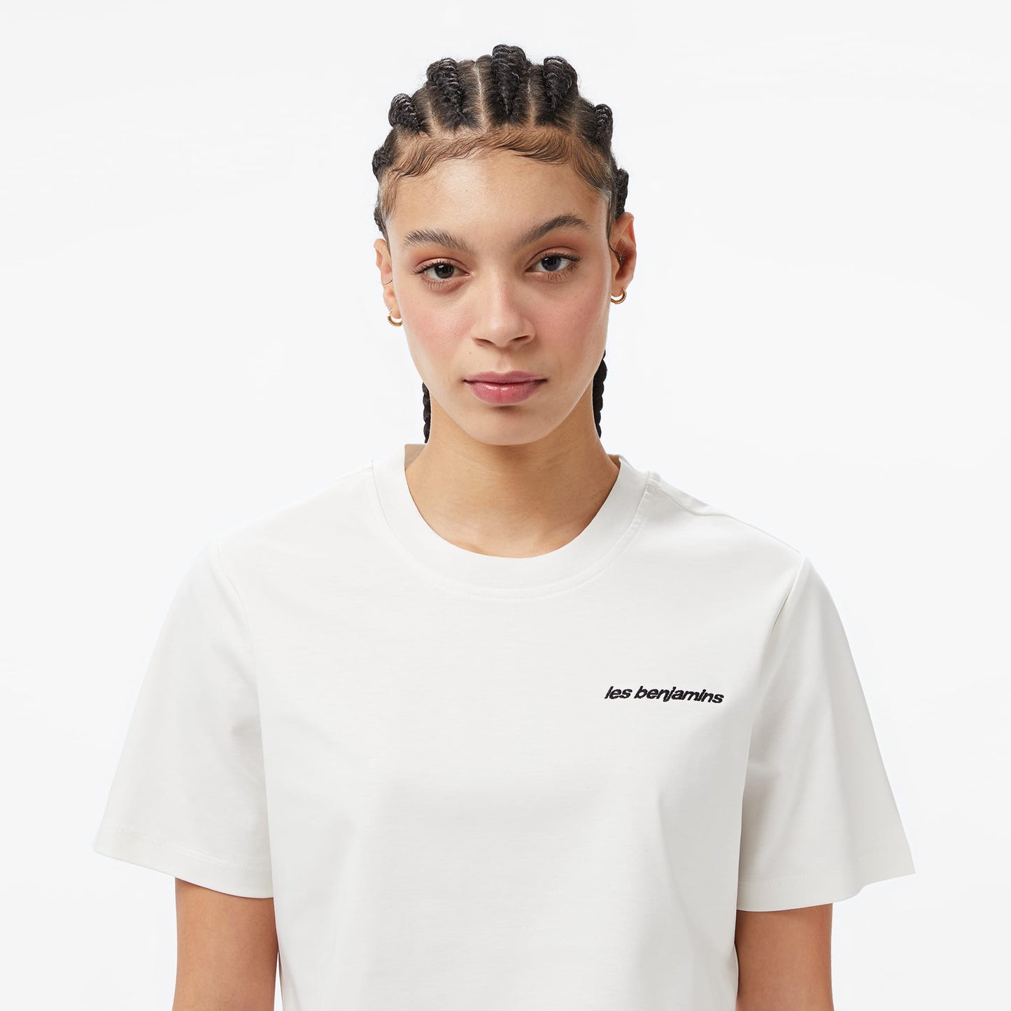 Les Benjamins Essentials 306 Kadın Beyaz T-shirt