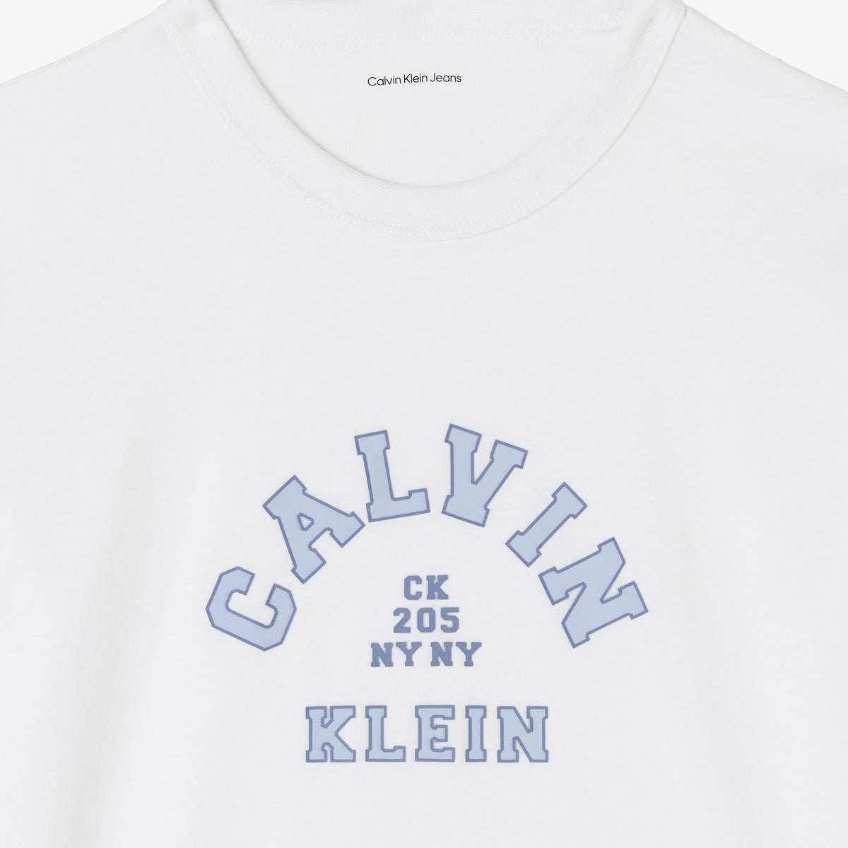 Calvin Klein Varsity Graphic Çocuk Beyaz T-shirt
