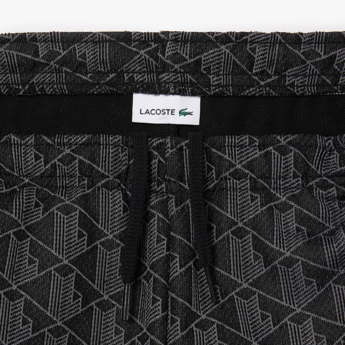 Lacoste Çocuk Monogram Siyah Eşofman Altı