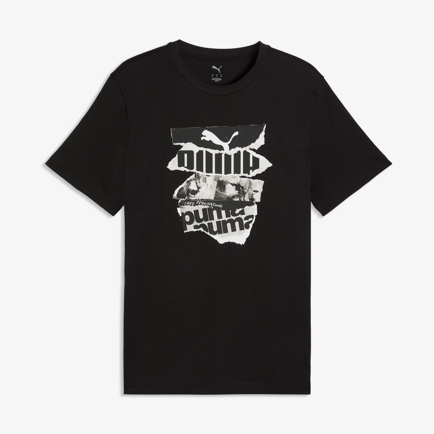 Puma Graphic Erkek Siyah T-shirt