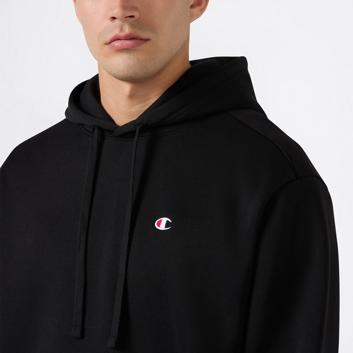 Champion Hooded Erkek Siyah Sweatshirt