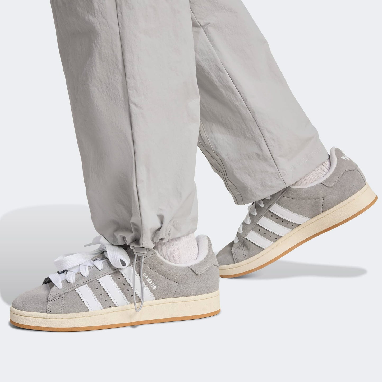 Adidas Front Stripes Woven Gri Kargo Pantolon