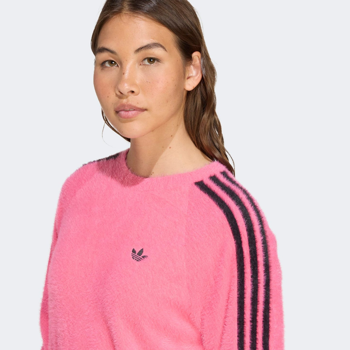 Adidas Holiday Knit Kadın Pembe Sweatshirt