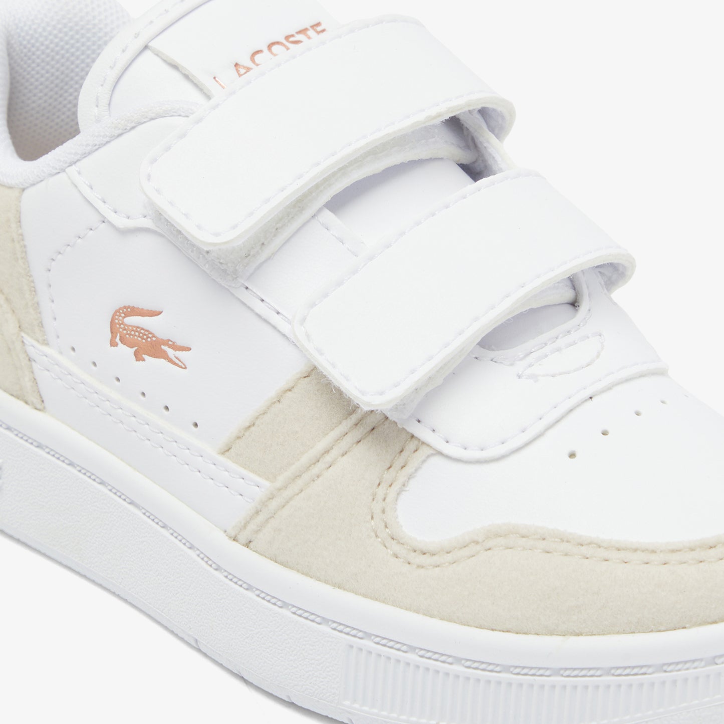 Lacoste T-clip Bebek Beyaz/pembe Spor Ayakkabı