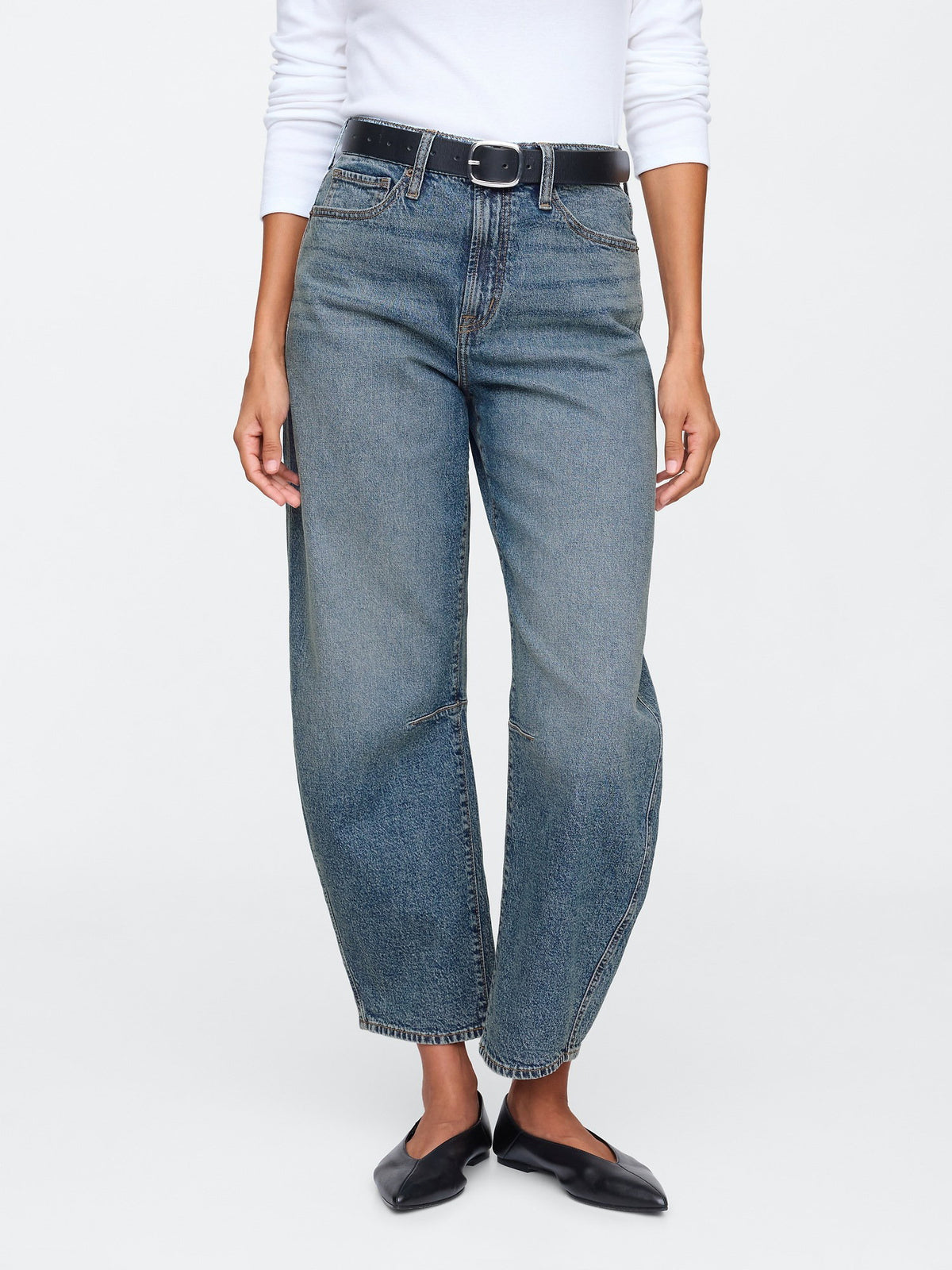 Mavi High Rise Barrel Jean Pantolon