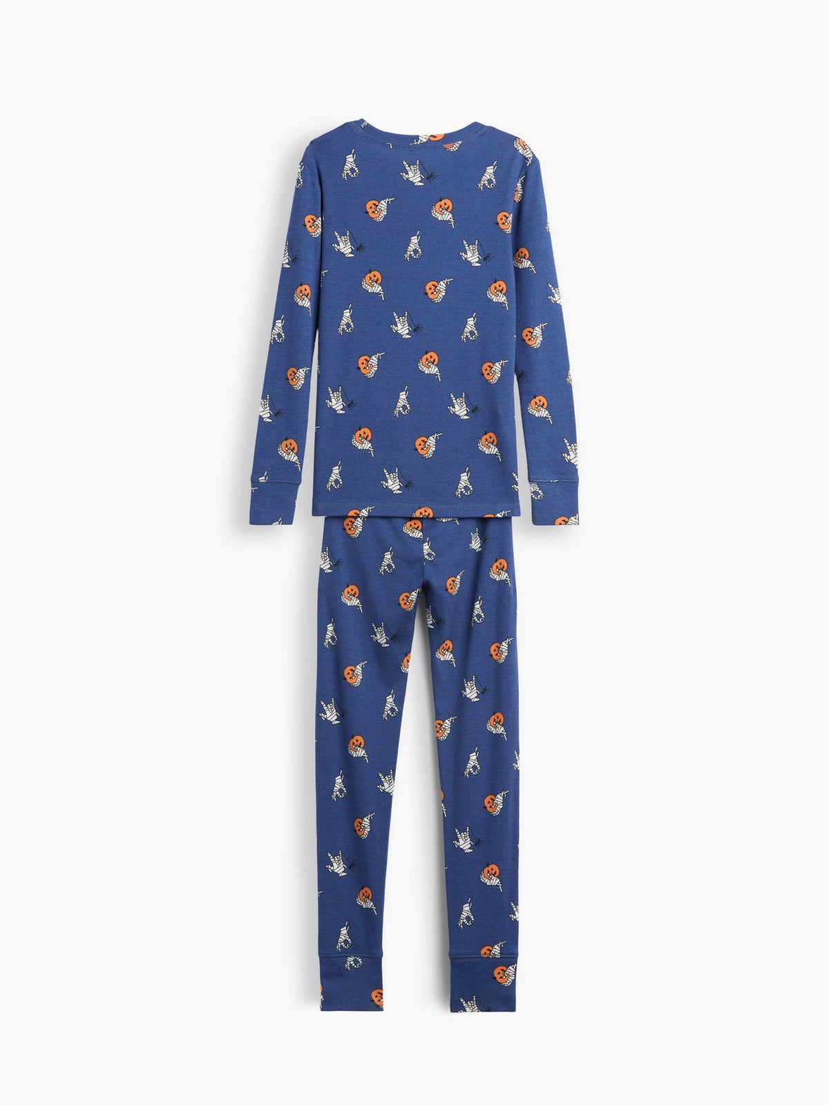 Gri Organik Brushed Pamuk Pijama Takımı