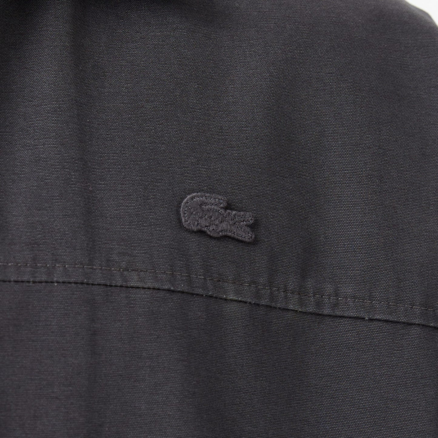 Lacoste Erkek Relaxed Fit Fermuarlı Koyu Gri Ceket