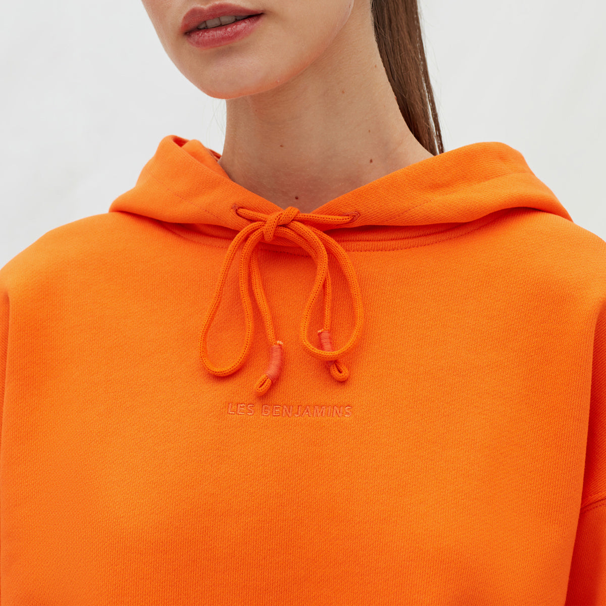 Les Benjamins Essentials Kadın Turuncu Hoodie