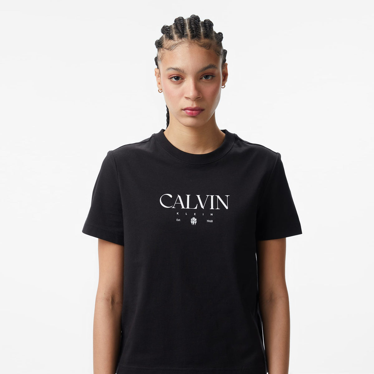 Calvin Klein Concept Graphic Kadın Siyah T-shirt
