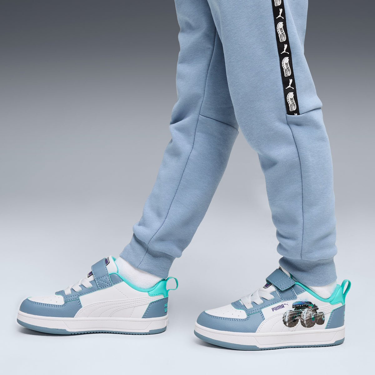 Puma Caven 2.0 Low Hotwheels Çocuk Mavi Spor Ayakkabı