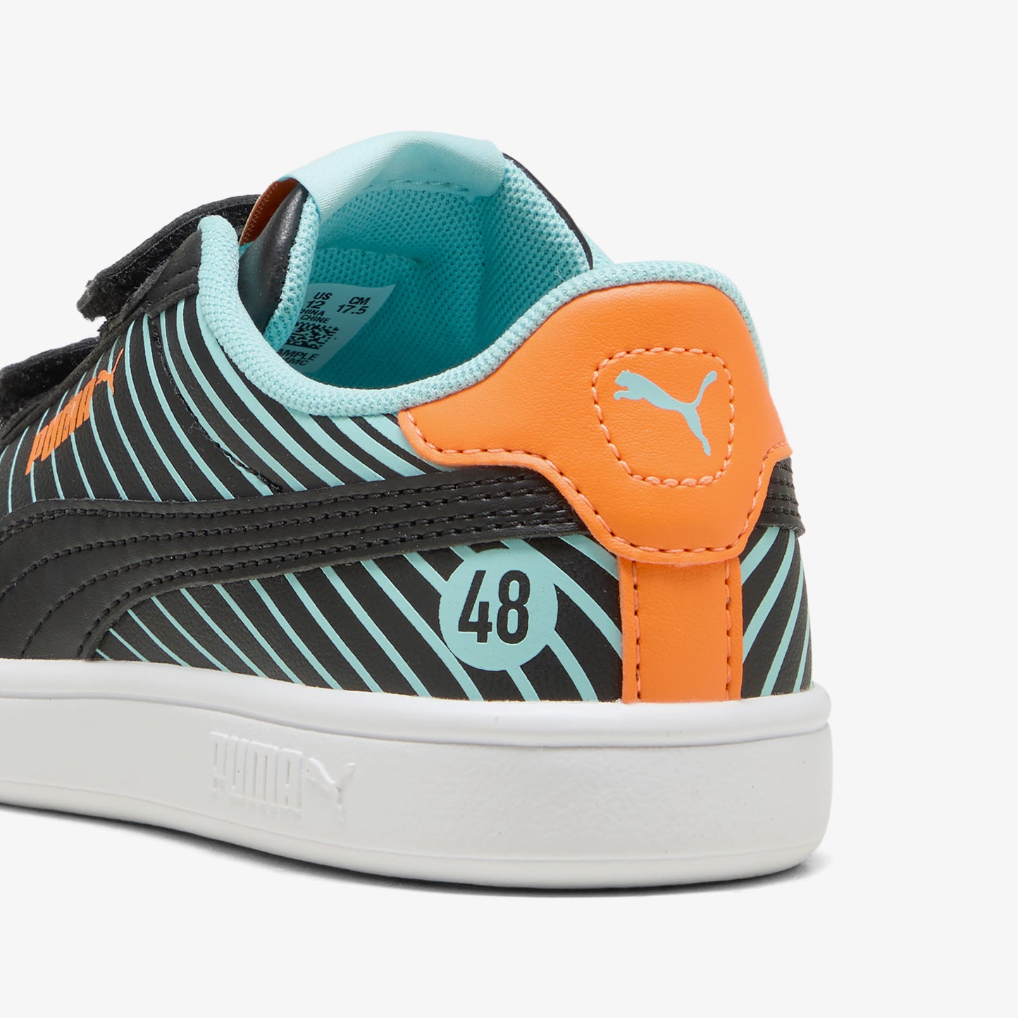 Puma Smash 3.0 Poised 2 Race Çocuk Siyah Spor Ayakkabı