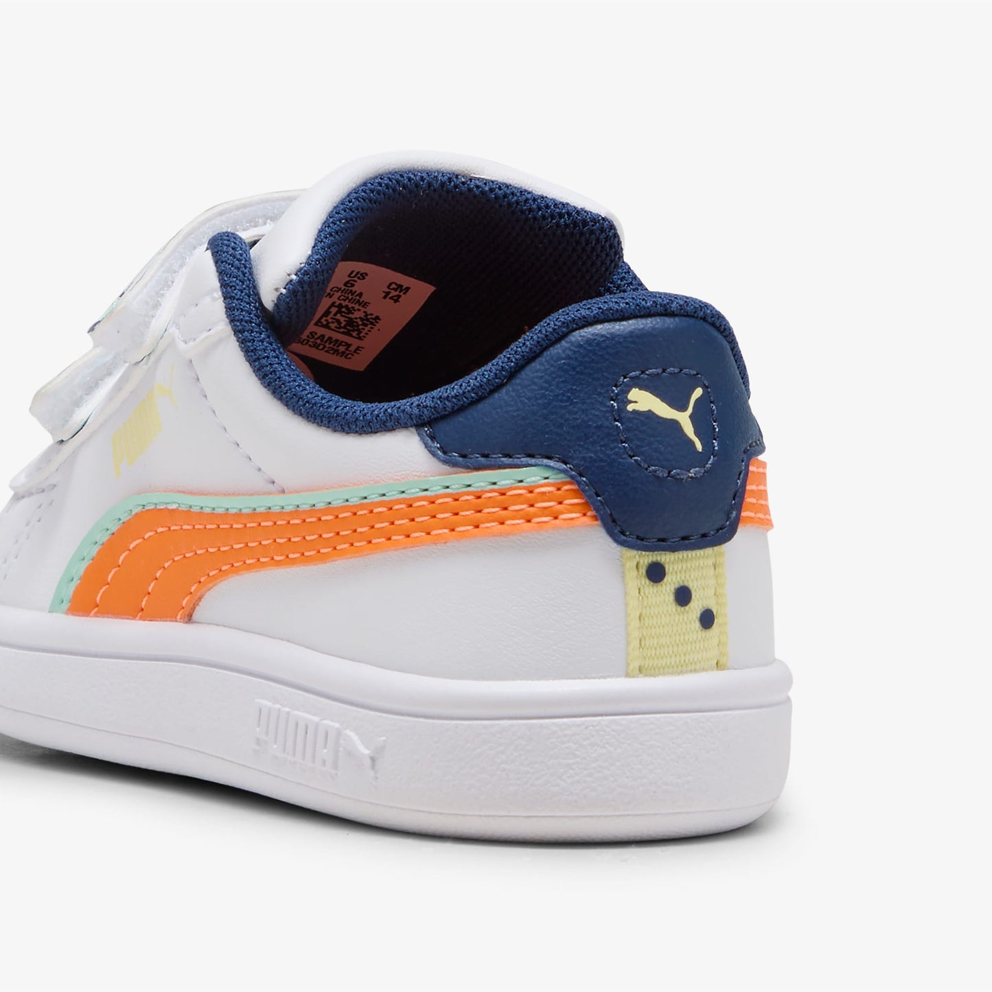 Puma Smash 3.0 Playdate Bebek Beyaz Spor Ayakkabı