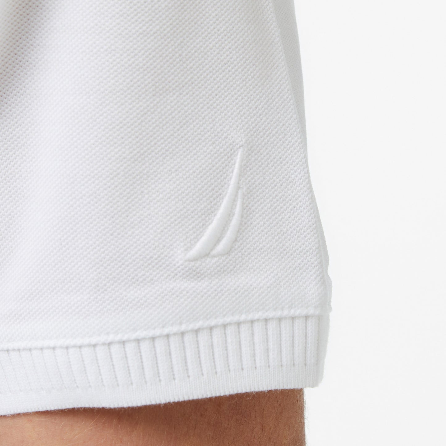 Nautica Erkek Beyaz Regular Fit Polo Yaka T-shirt