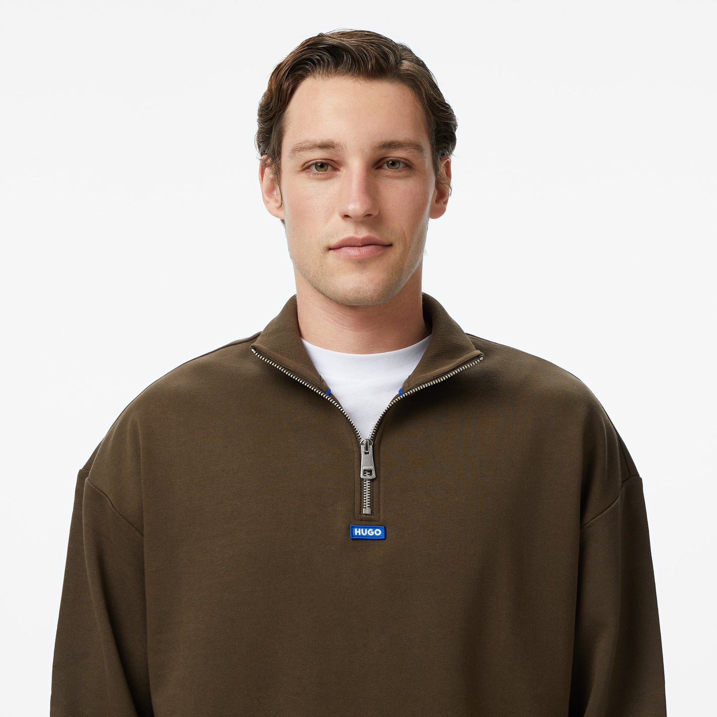 Hugo Neeler Erkek Kahverengi Sweatshirt