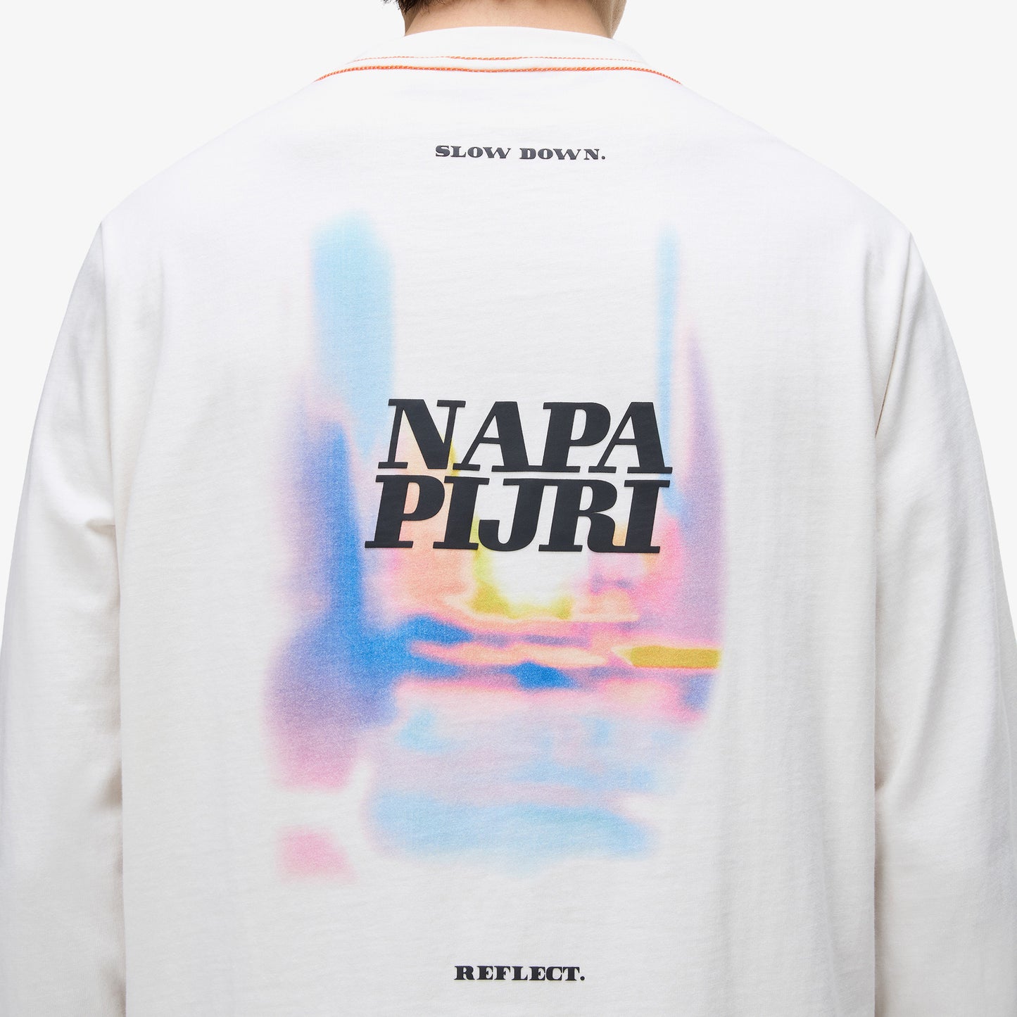 Napapijri S-lodestar Erkek Beyaz T-shirt