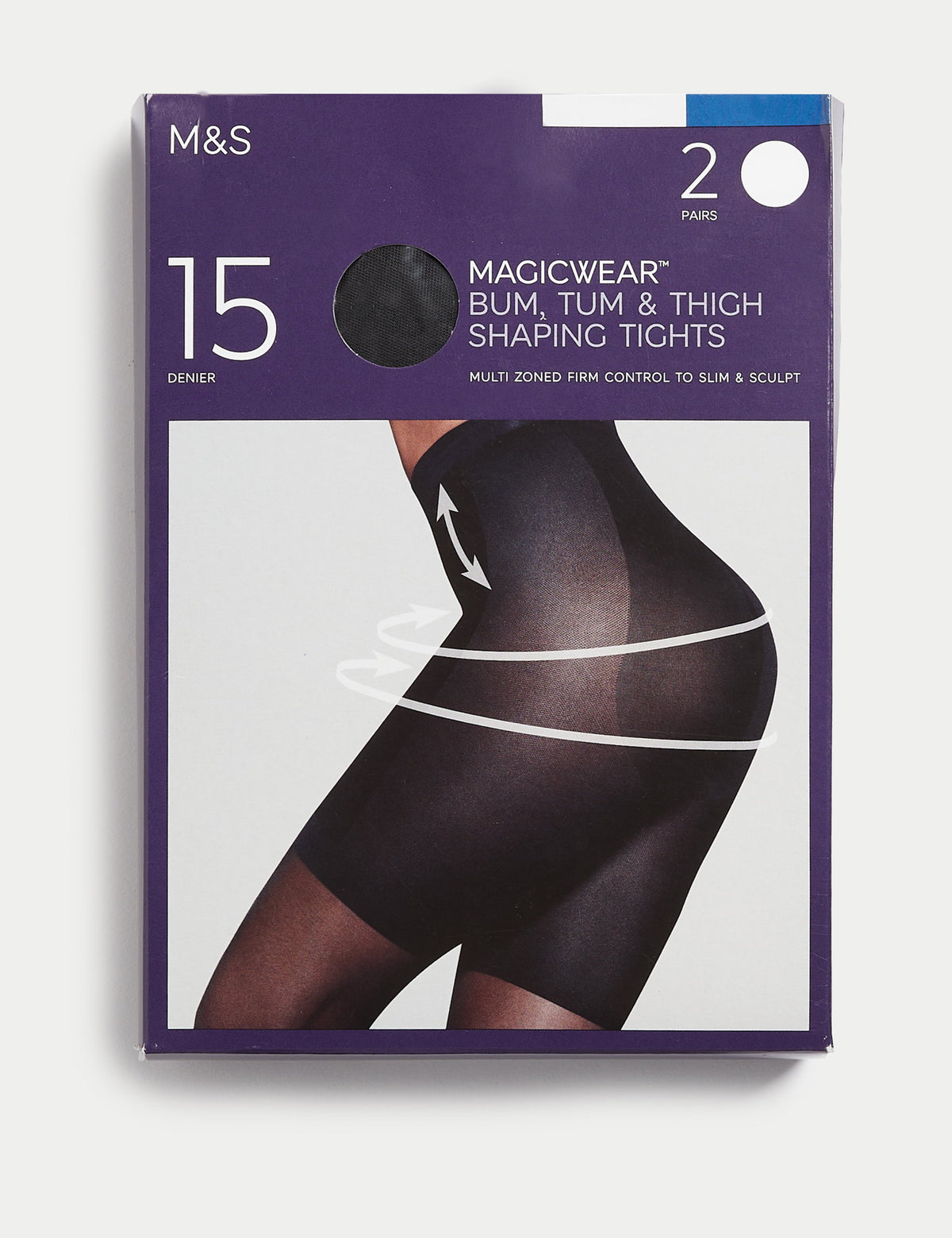 2'li 15 Denye Magicwear™ Külotlu Çorap Seti