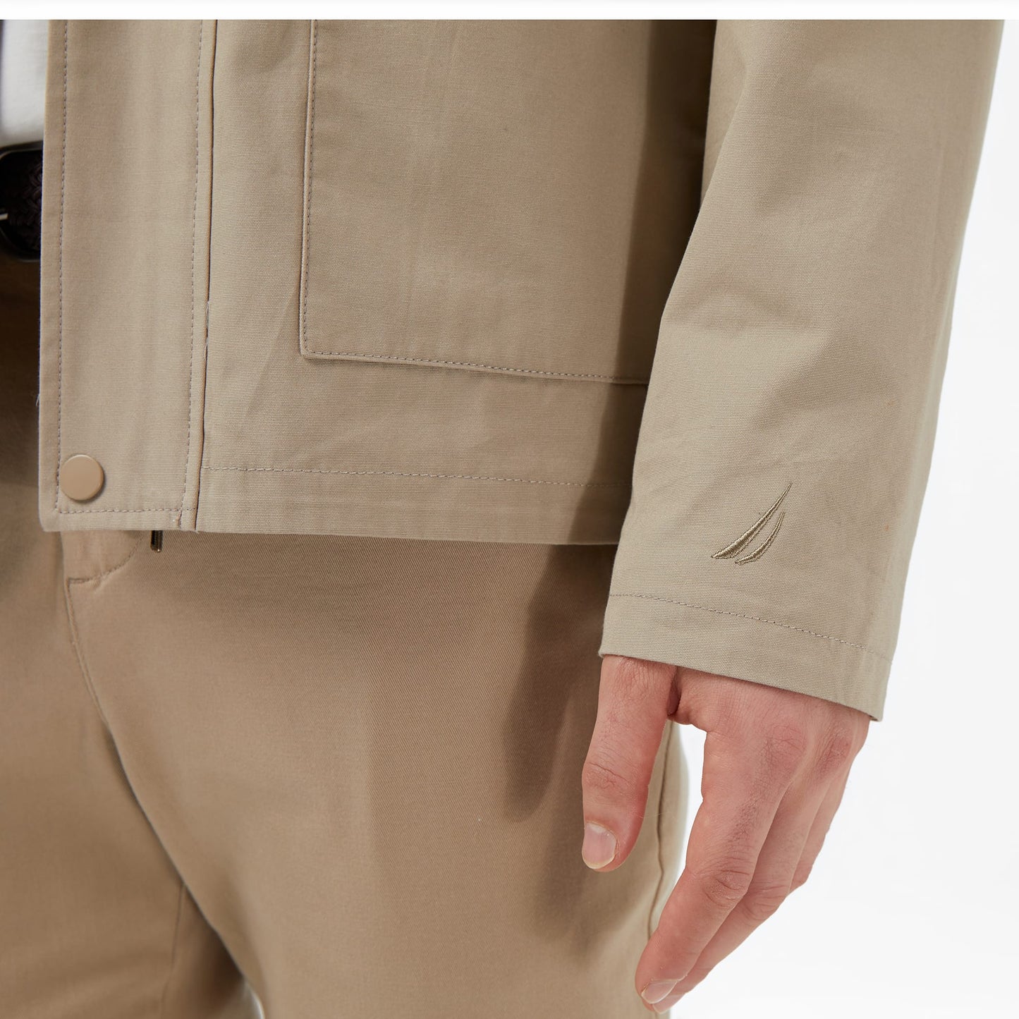 Nautica Erkek Bej Regular Fit Ceket