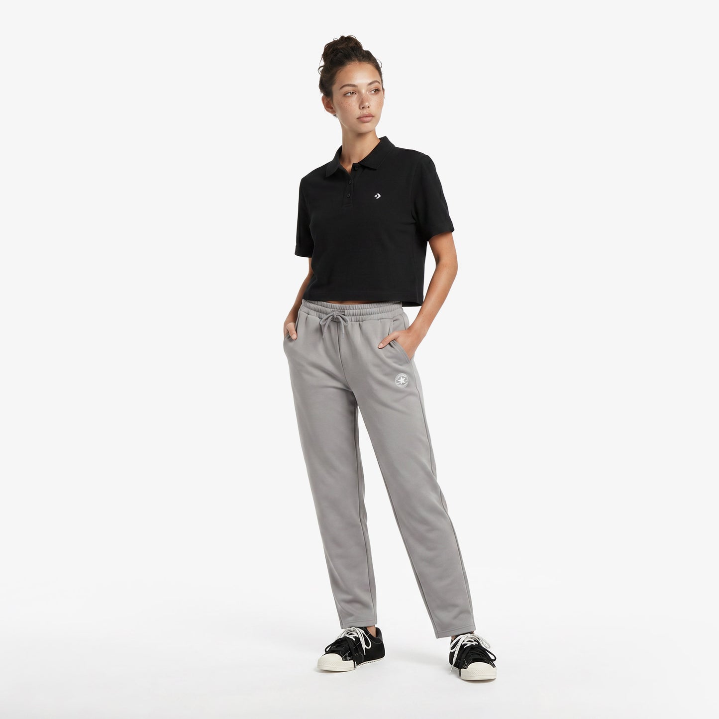 Converse Kadın Siyah T-shirt