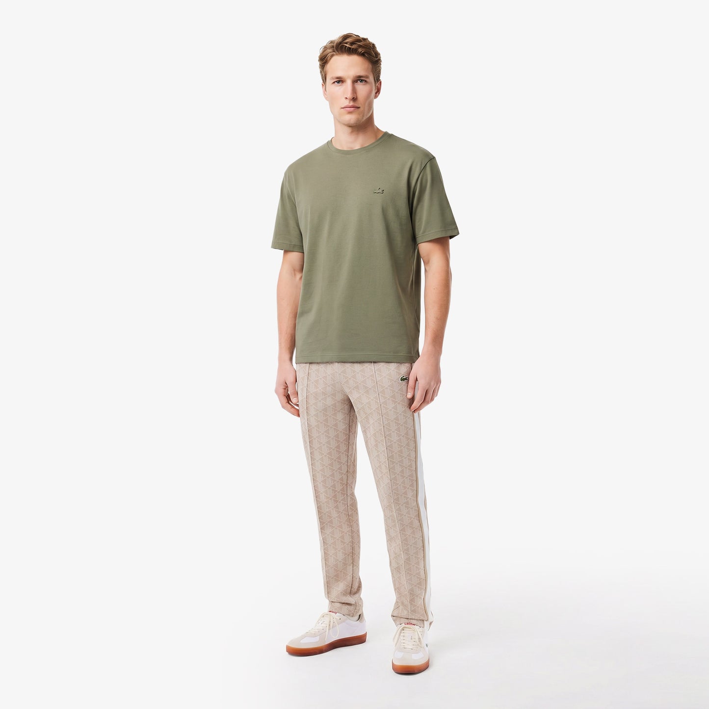 Lacoste Regular Fit Erkek Haki T-shirt