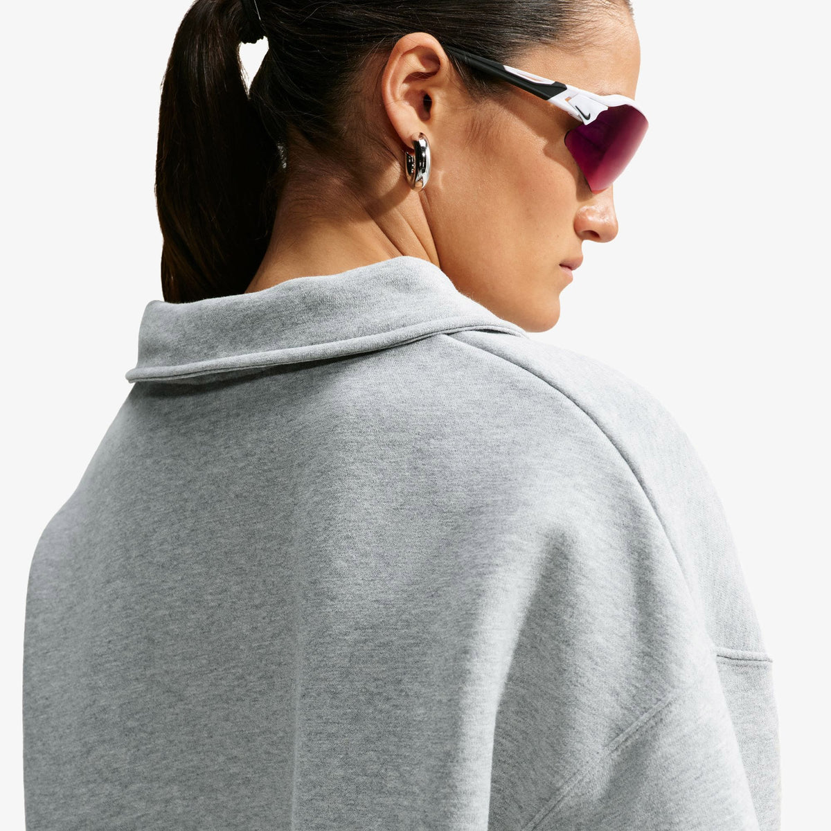 Nike Studio Fleece Kadın Gri Etek