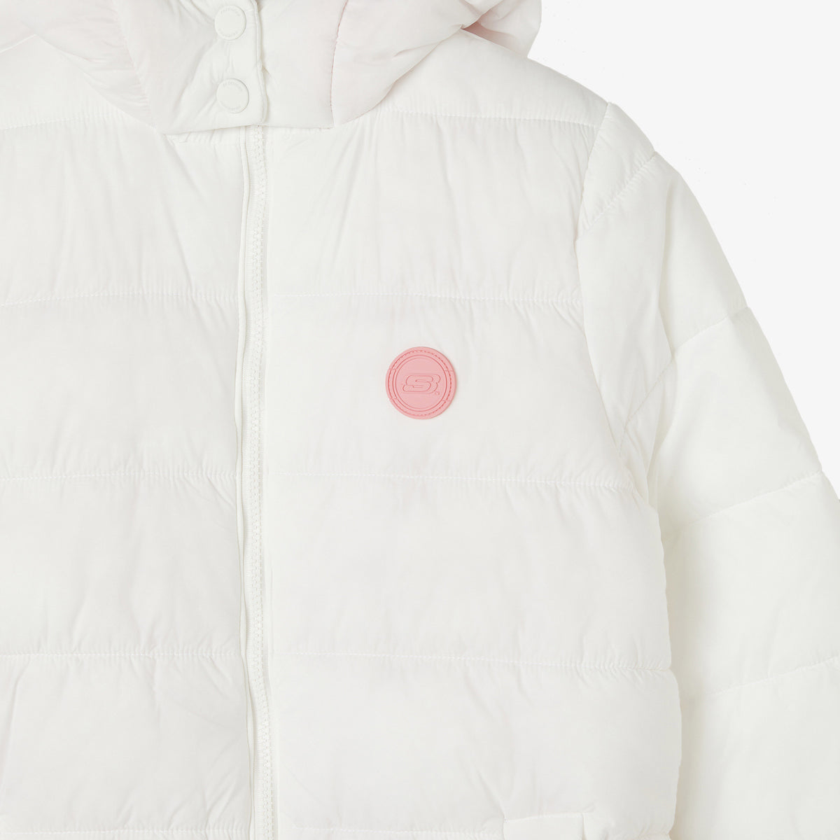 Skechers G Outerwear Padded Çocuk Beyaz Ceket