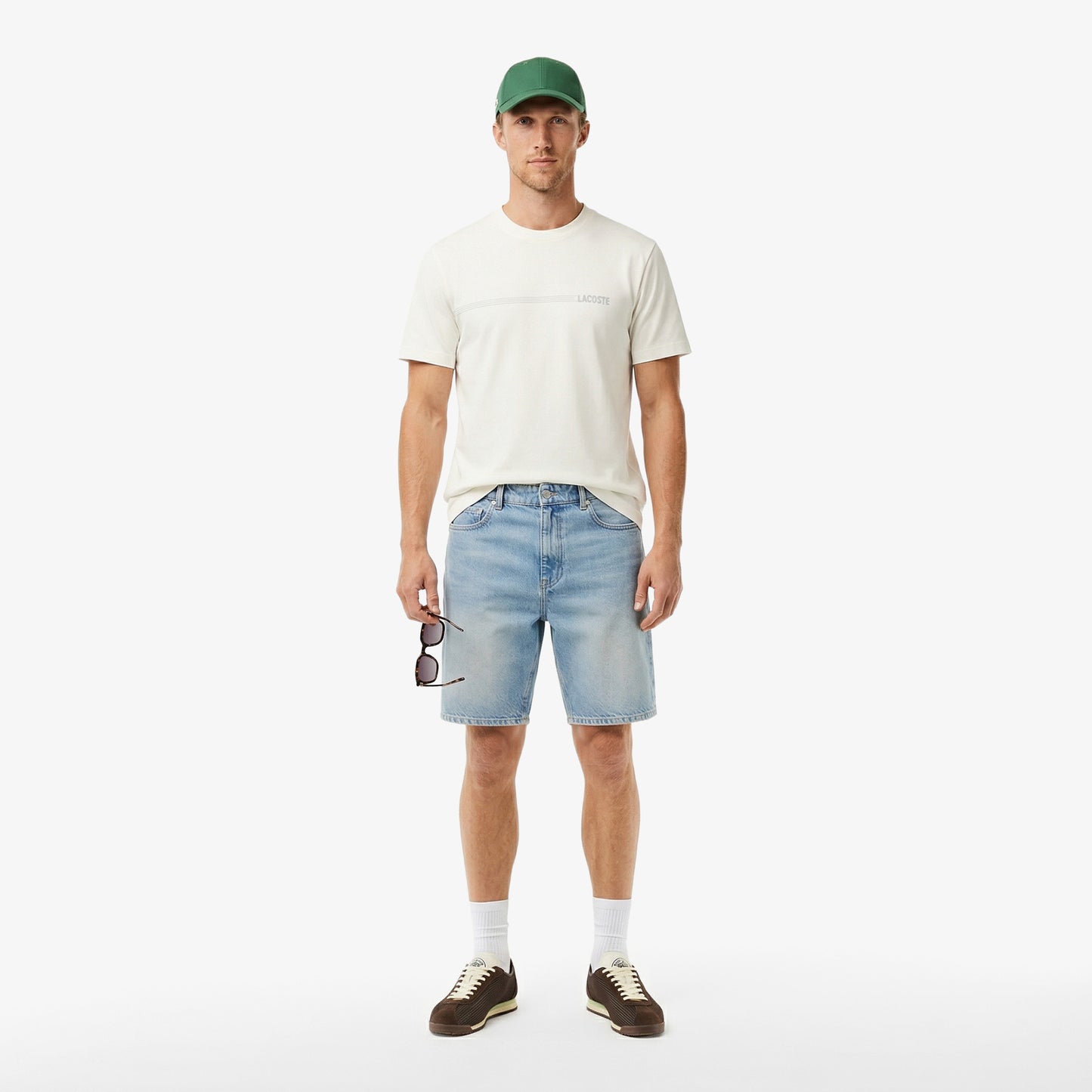 Lacoste Regular Fit Erkek Beyaz T-shirt