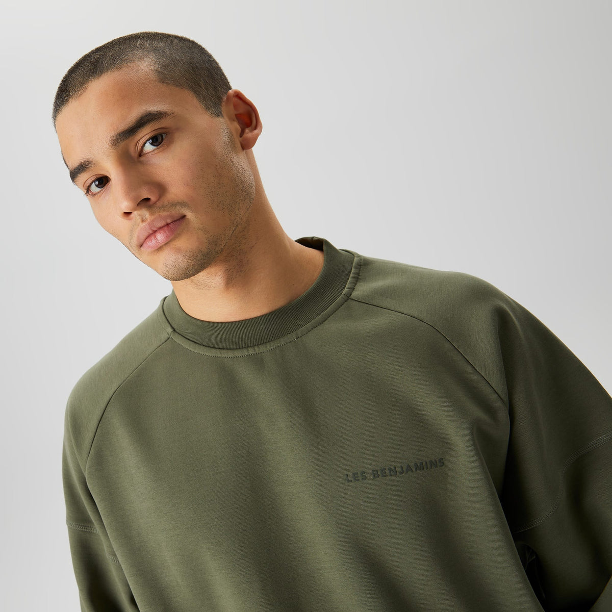 Les Benjamins Classics Erkek Yeşil Sweatshirt