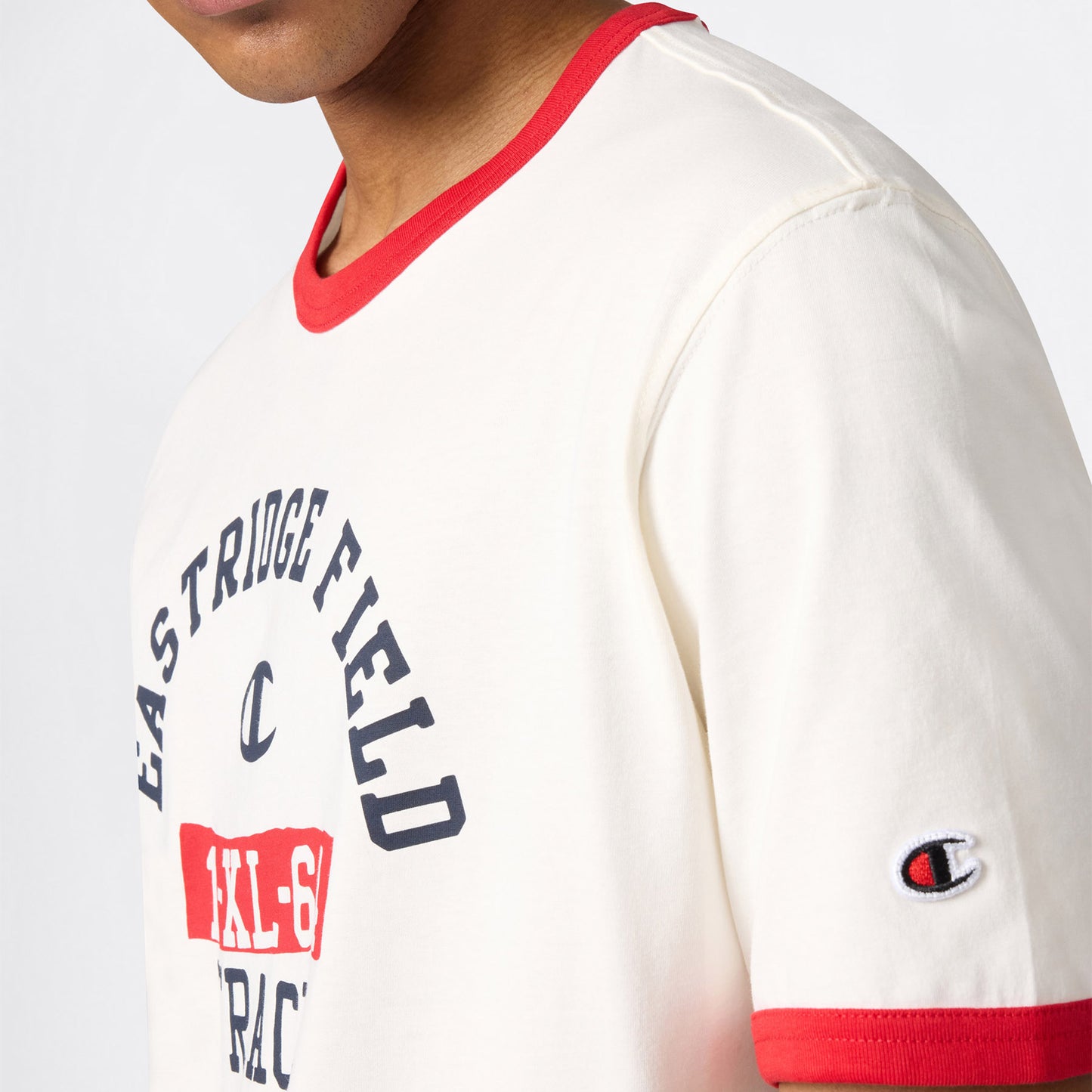 Champion Ringer Erkek Beyaz T-shirt