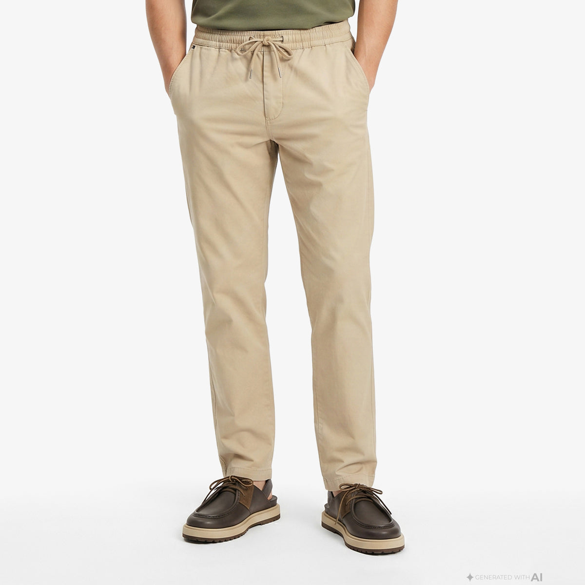 Tommy Hilfiger Seasonal Quality Erkek Haki Pantolon