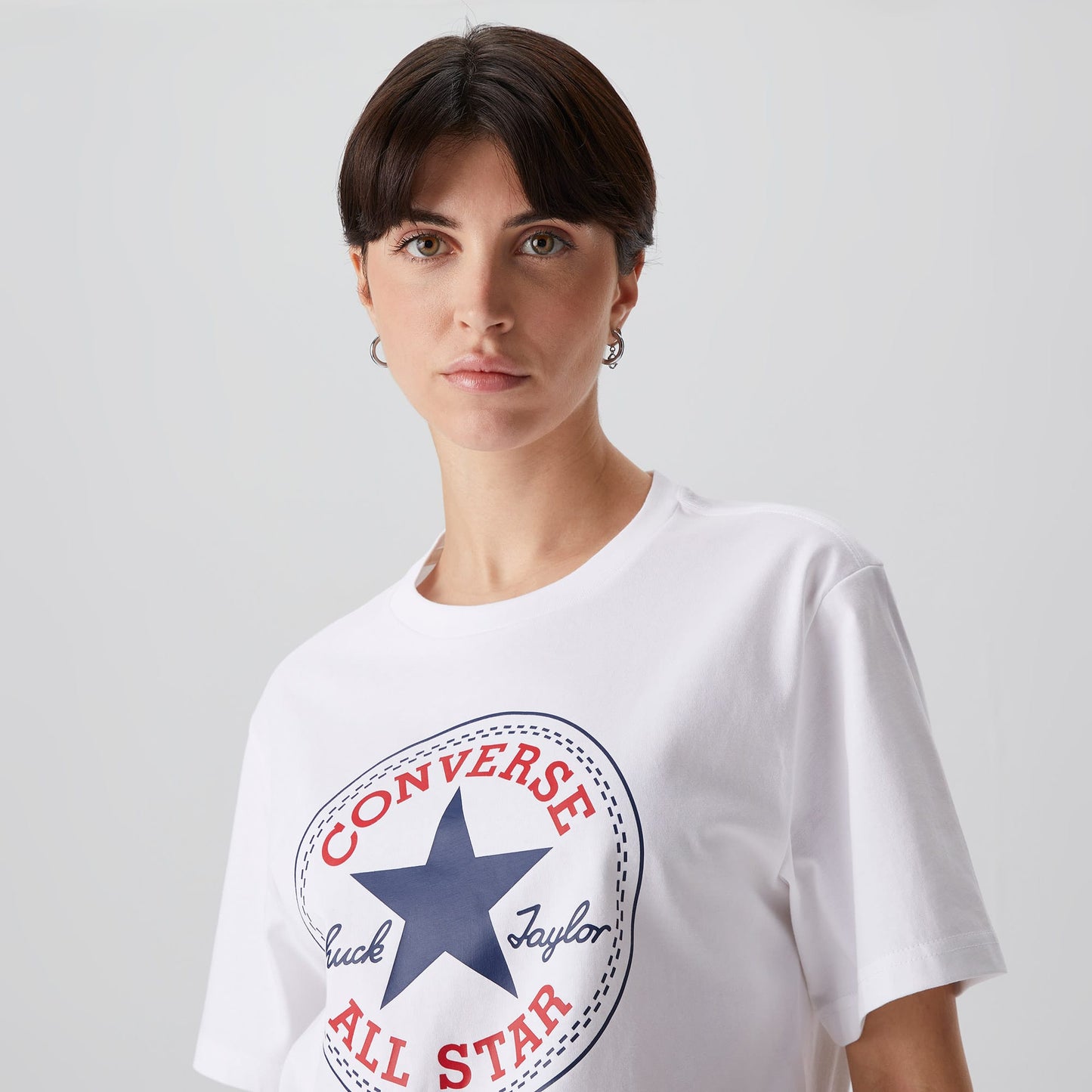 Converse Go-to All Star Patch Logo Unisex Beyaz T-shirt