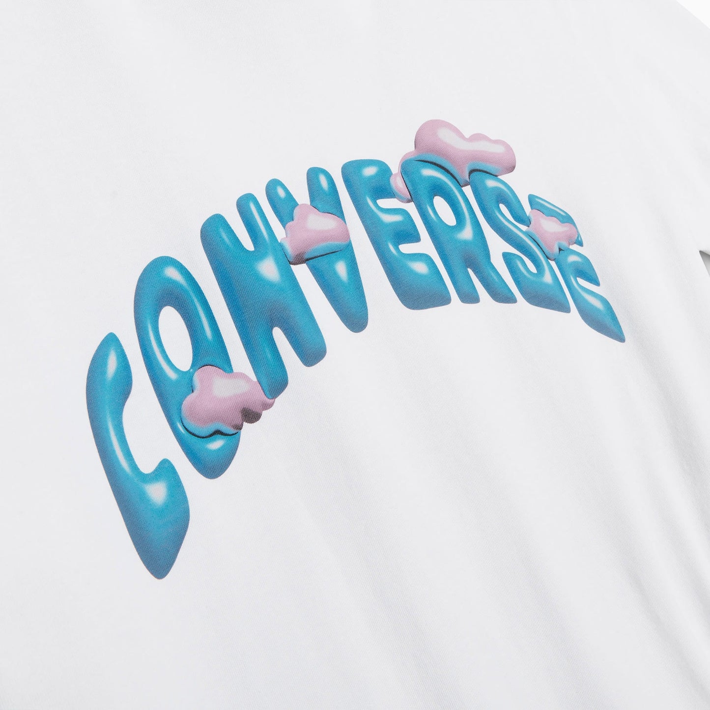 Converse Classic Erkek Baskılı Beyaz T-shirt