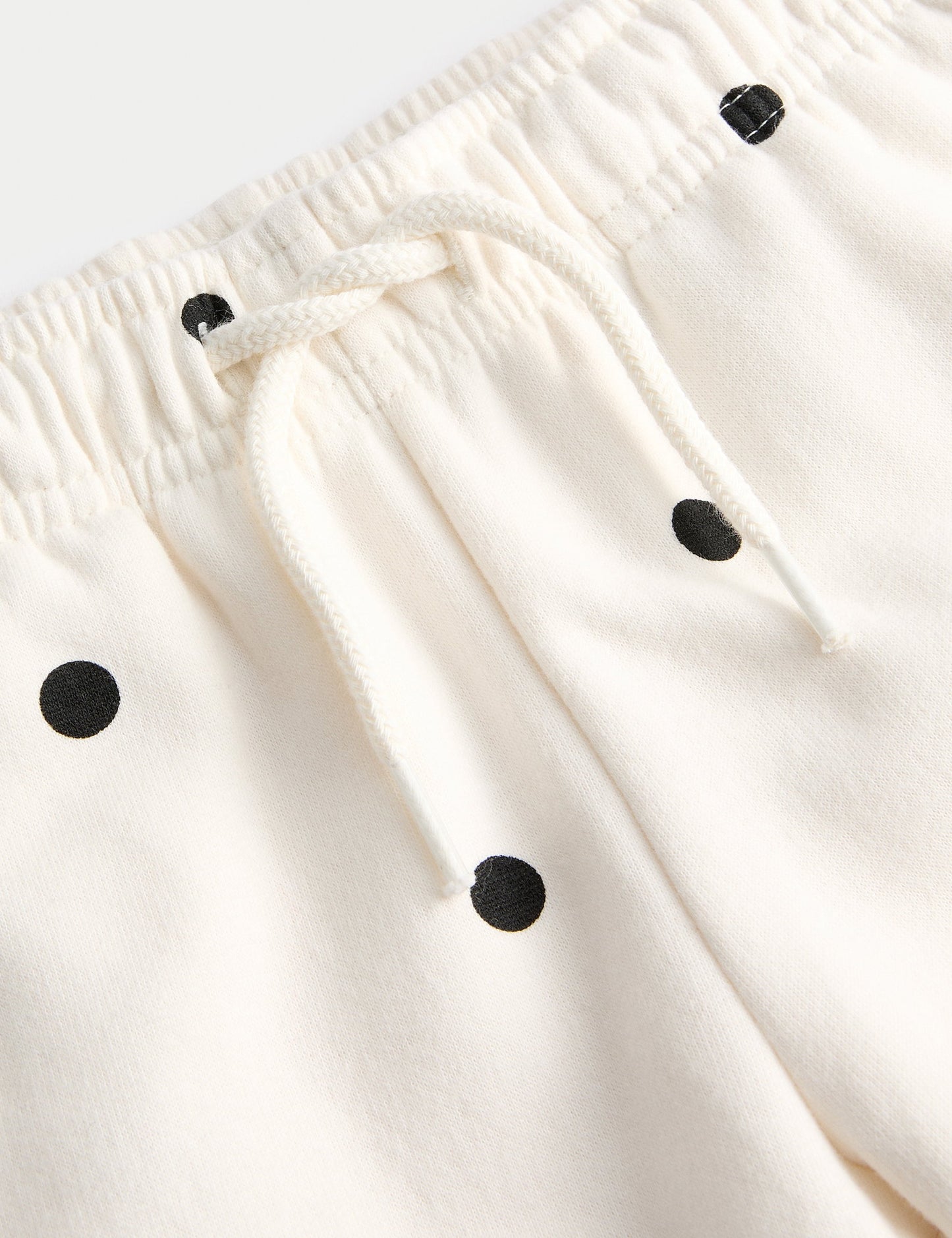 Pamuk Karışımlı Puantiye Desenli Jogger Pantolon (2-8 Yaş)