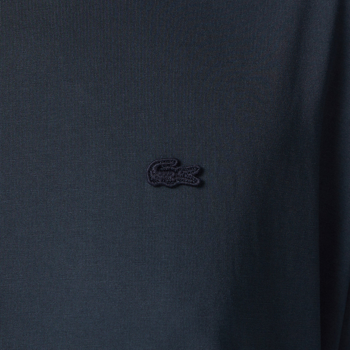 Lacoste Kadın Relaxed Fit Bisiklet Yaka Koyu Gri T-shirt