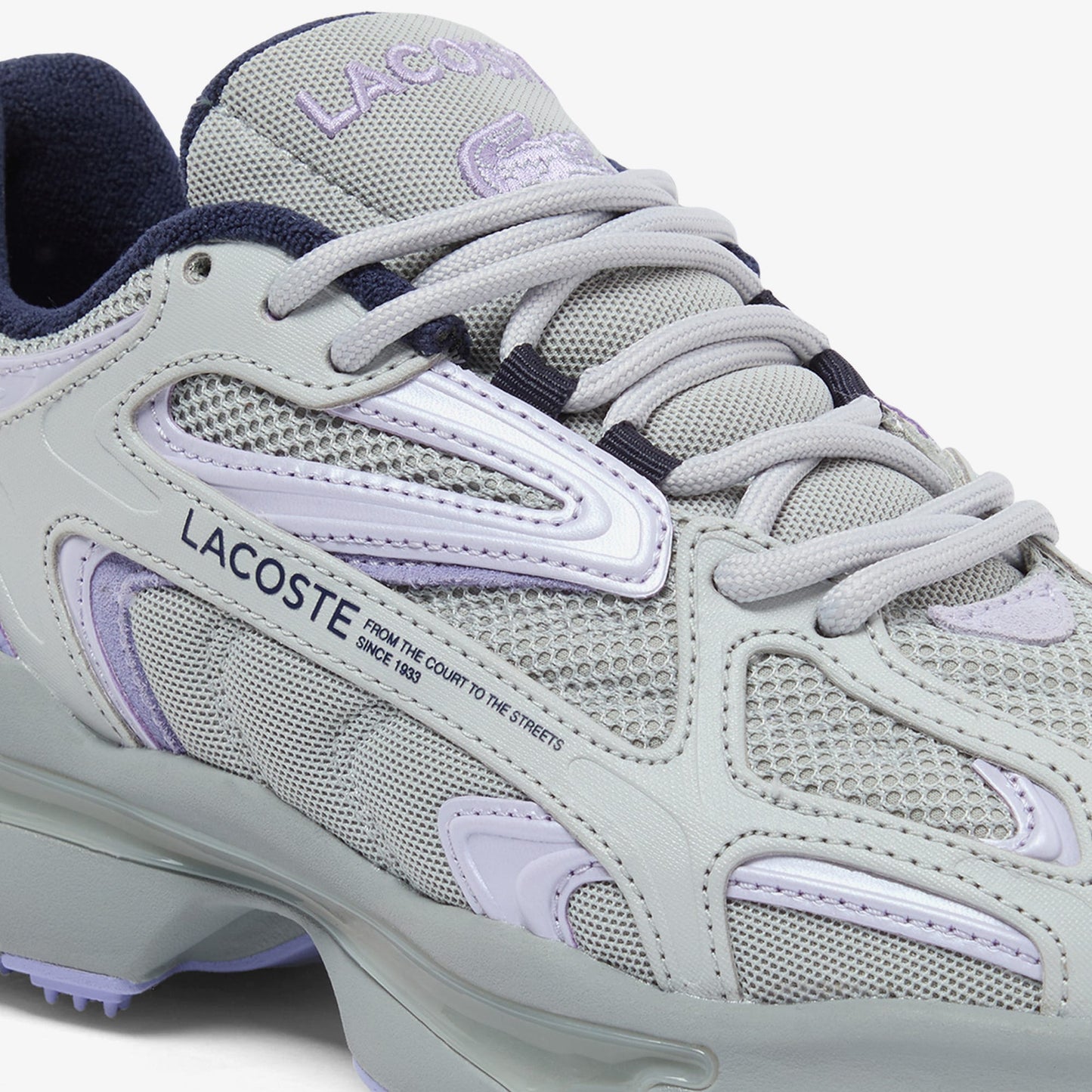 Lacoste L003 2k24 Kadın Gri Spor Ayakkabı